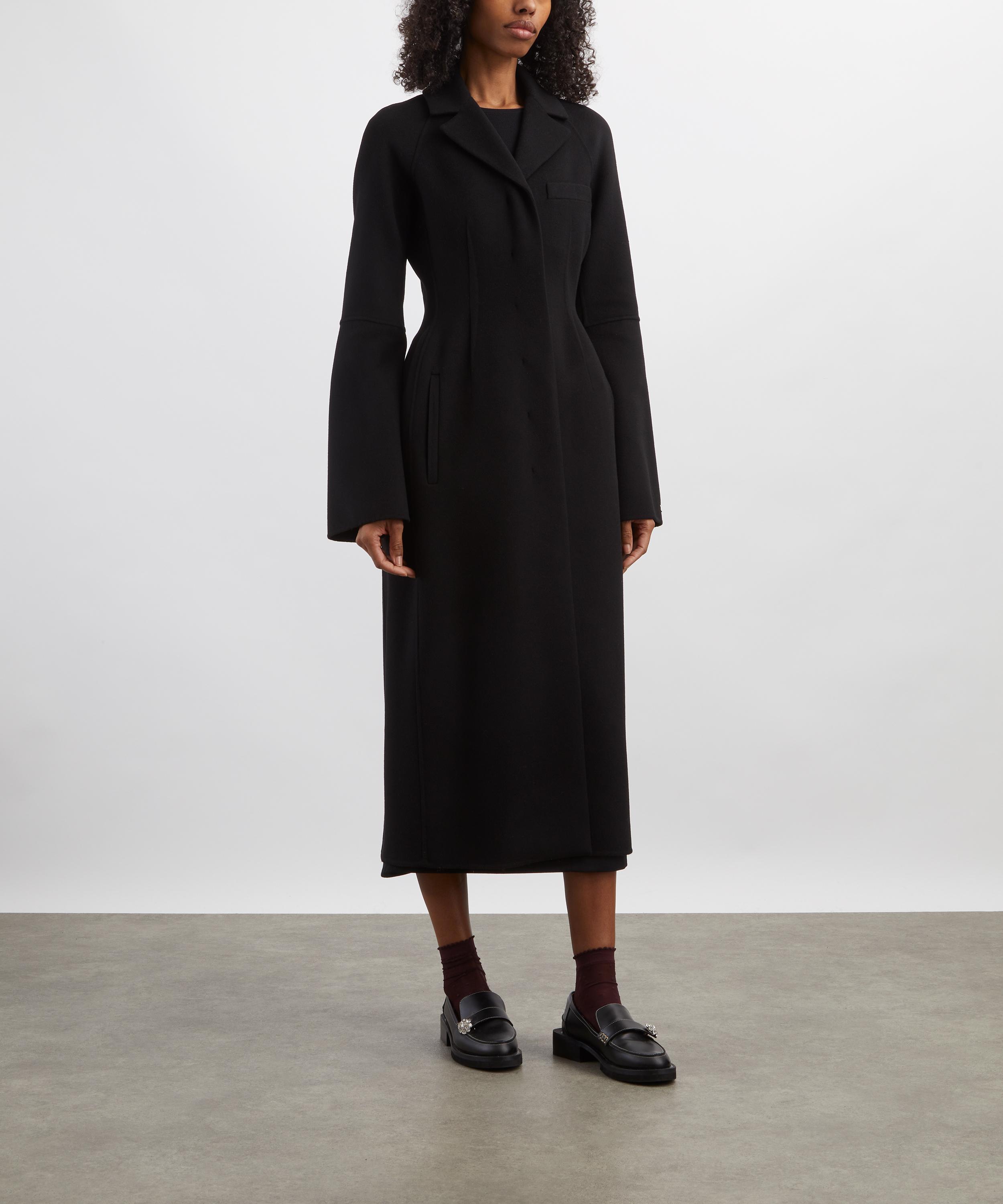 Sportmax - Slim Long-Fit Wool Coat image number 2