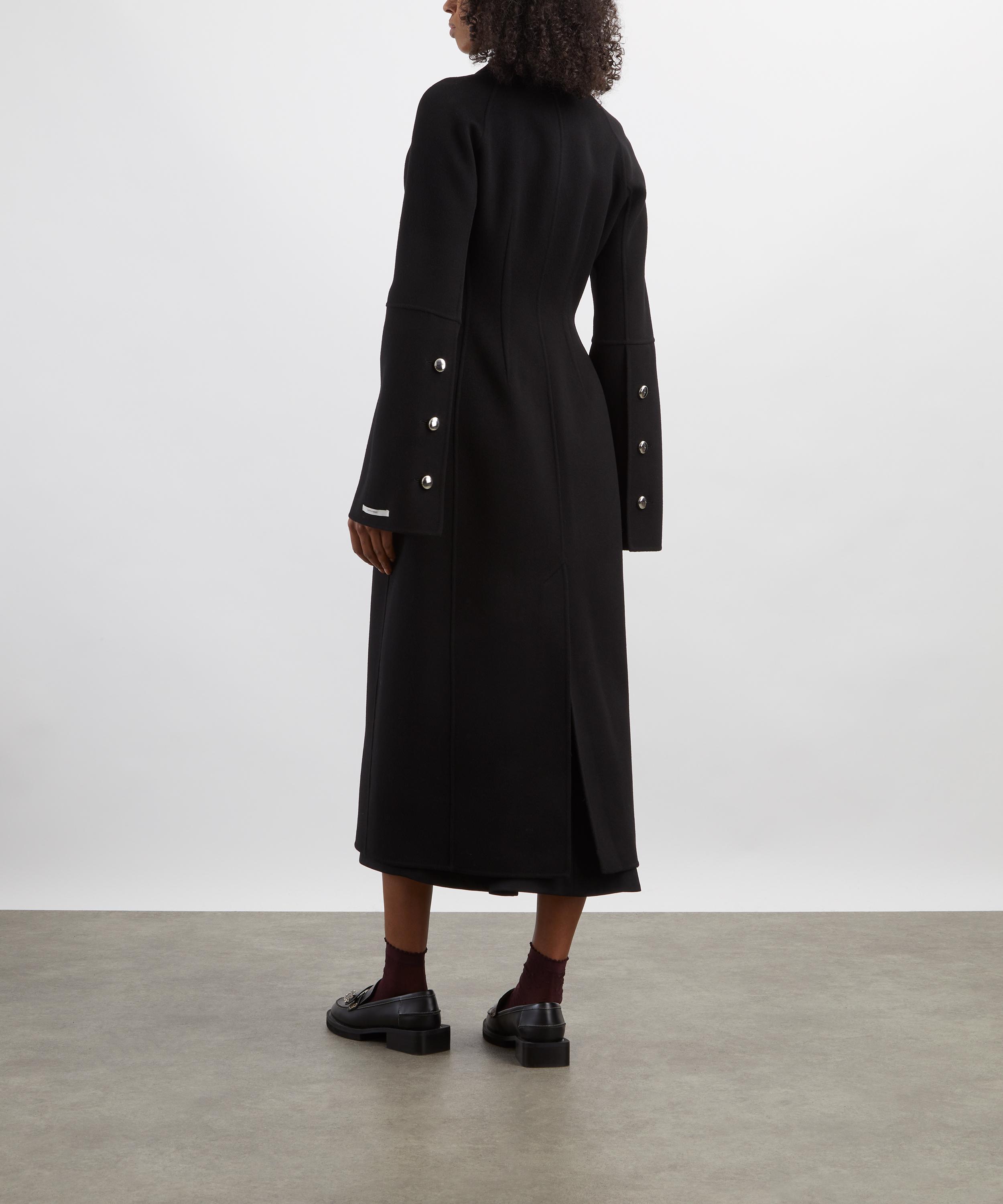 Sportmax - Slim Long-Fit Wool Coat image number 3