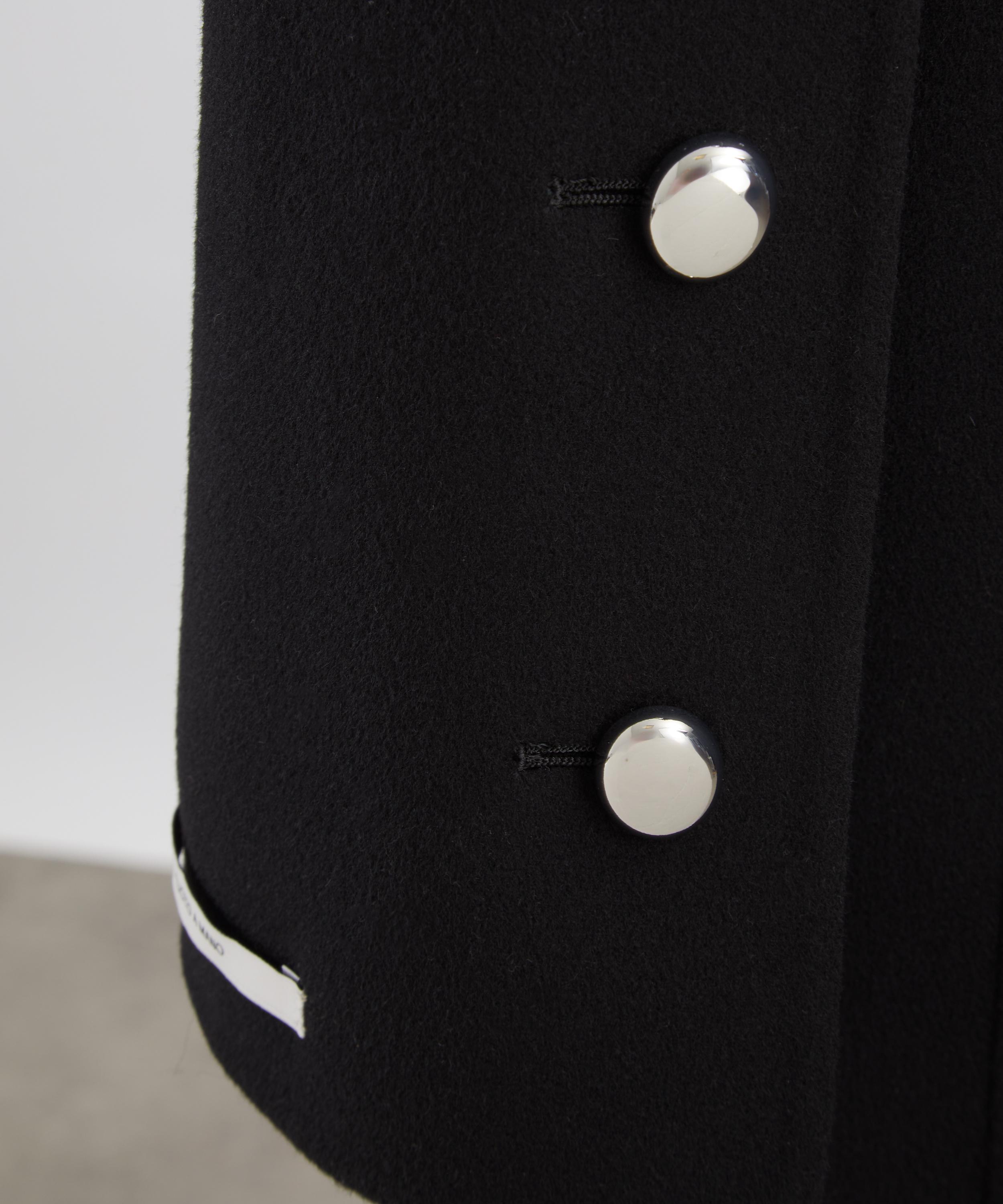 Sportmax - Slim Long-Fit Wool Coat image number 4