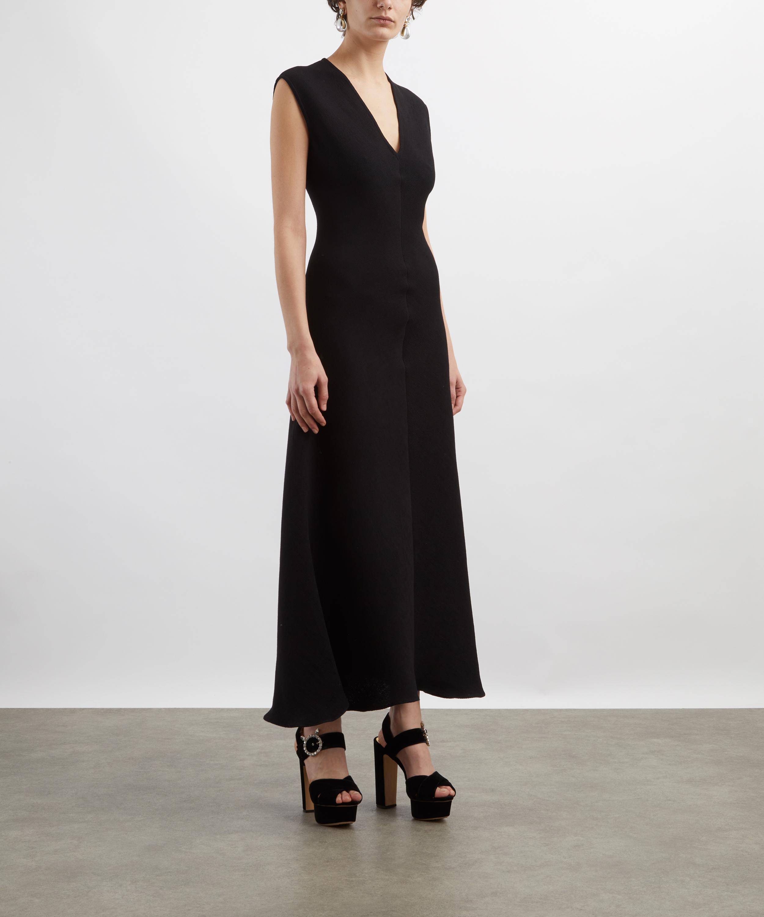 Sportmax - Cora Long V-Neck Dress image number 2