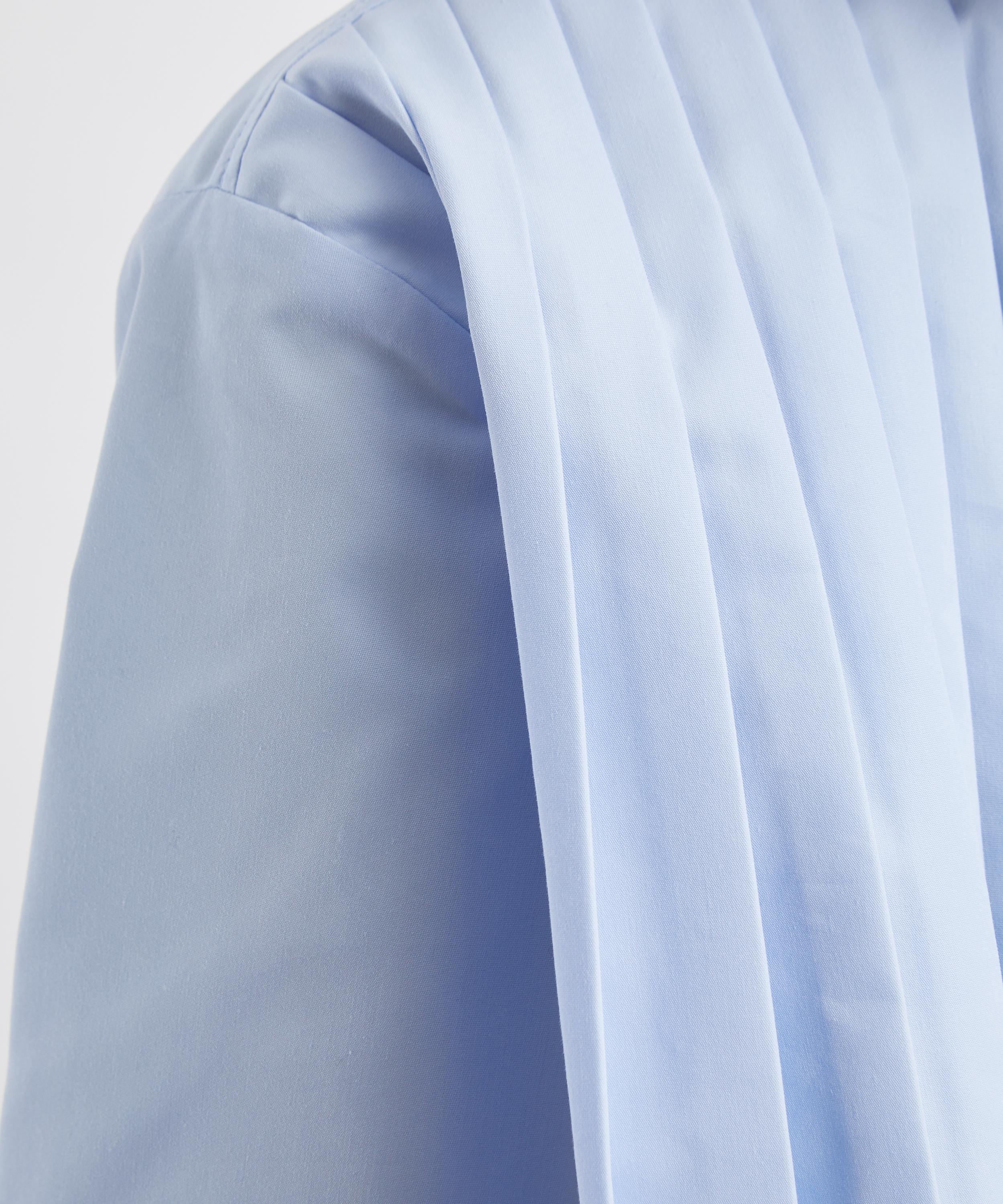 Sportmax - Light Blue Pleated Overshirt image number 4