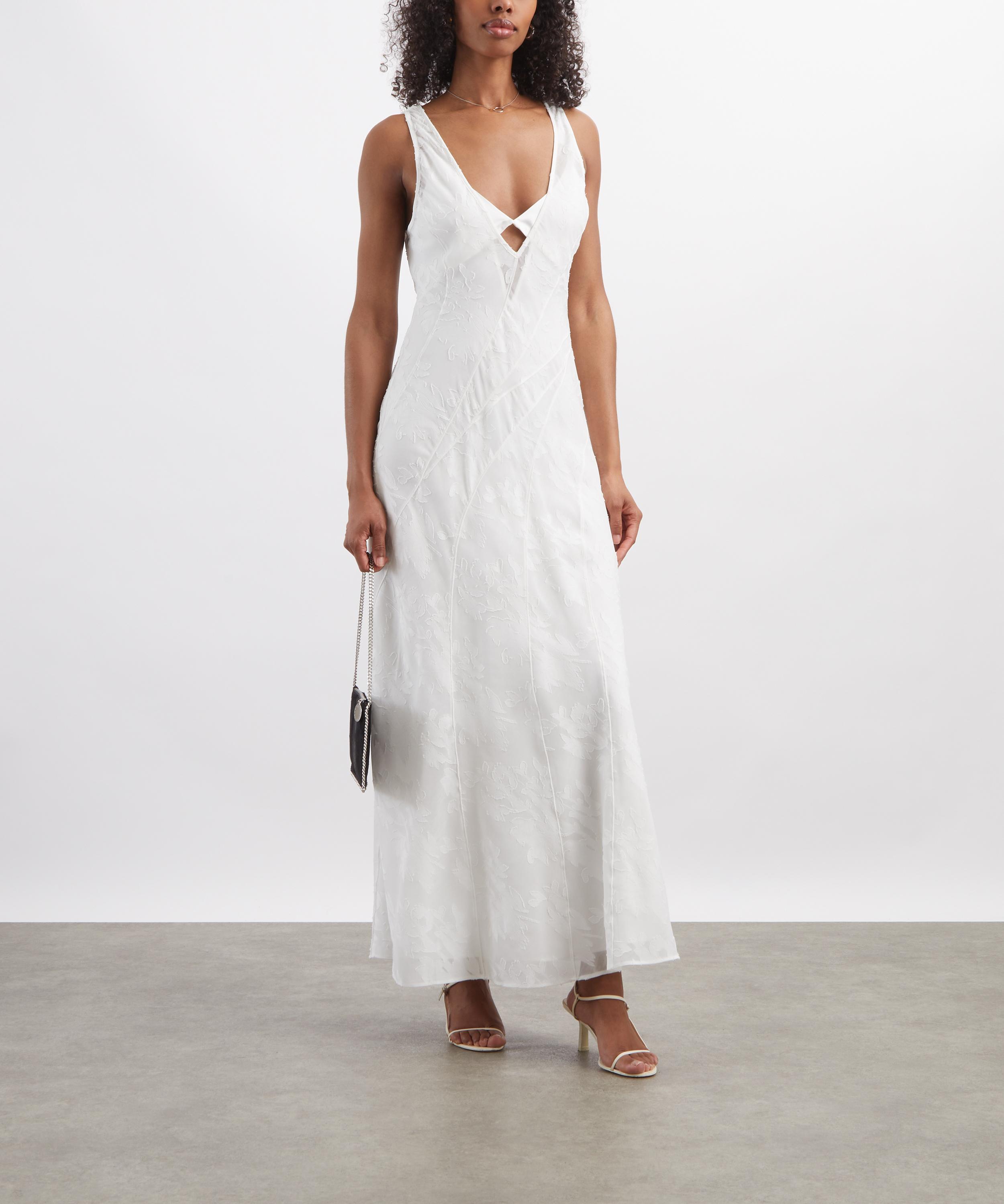 Significant Other - White Pola Maxi Dress image number 1