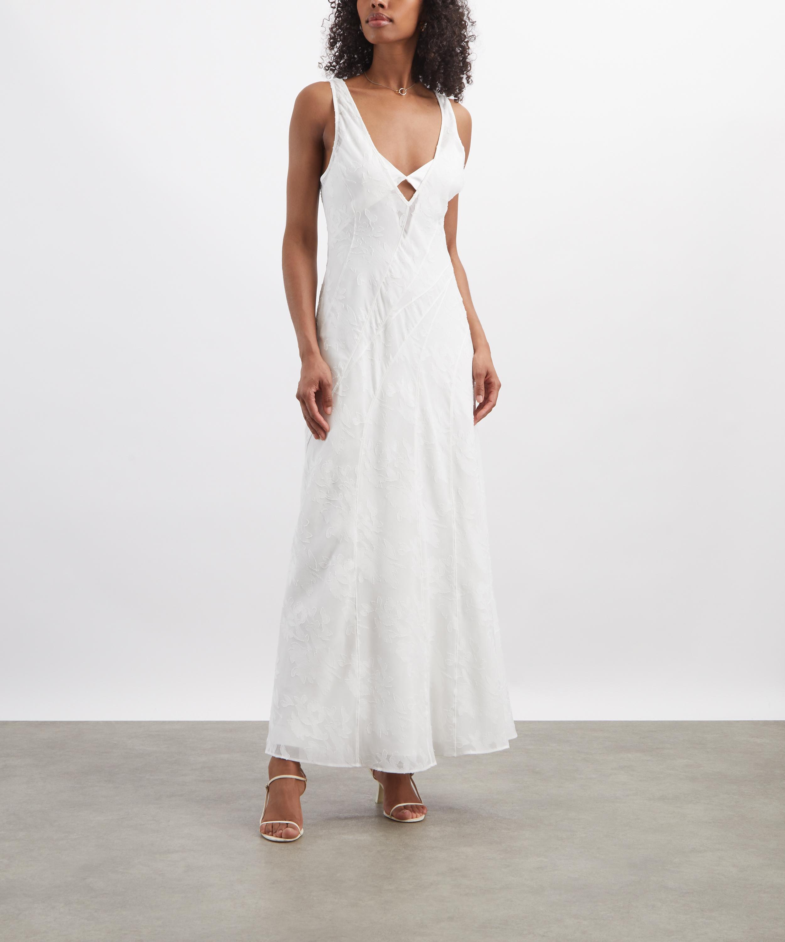 Significant Other - White Pola Maxi Dress image number 2