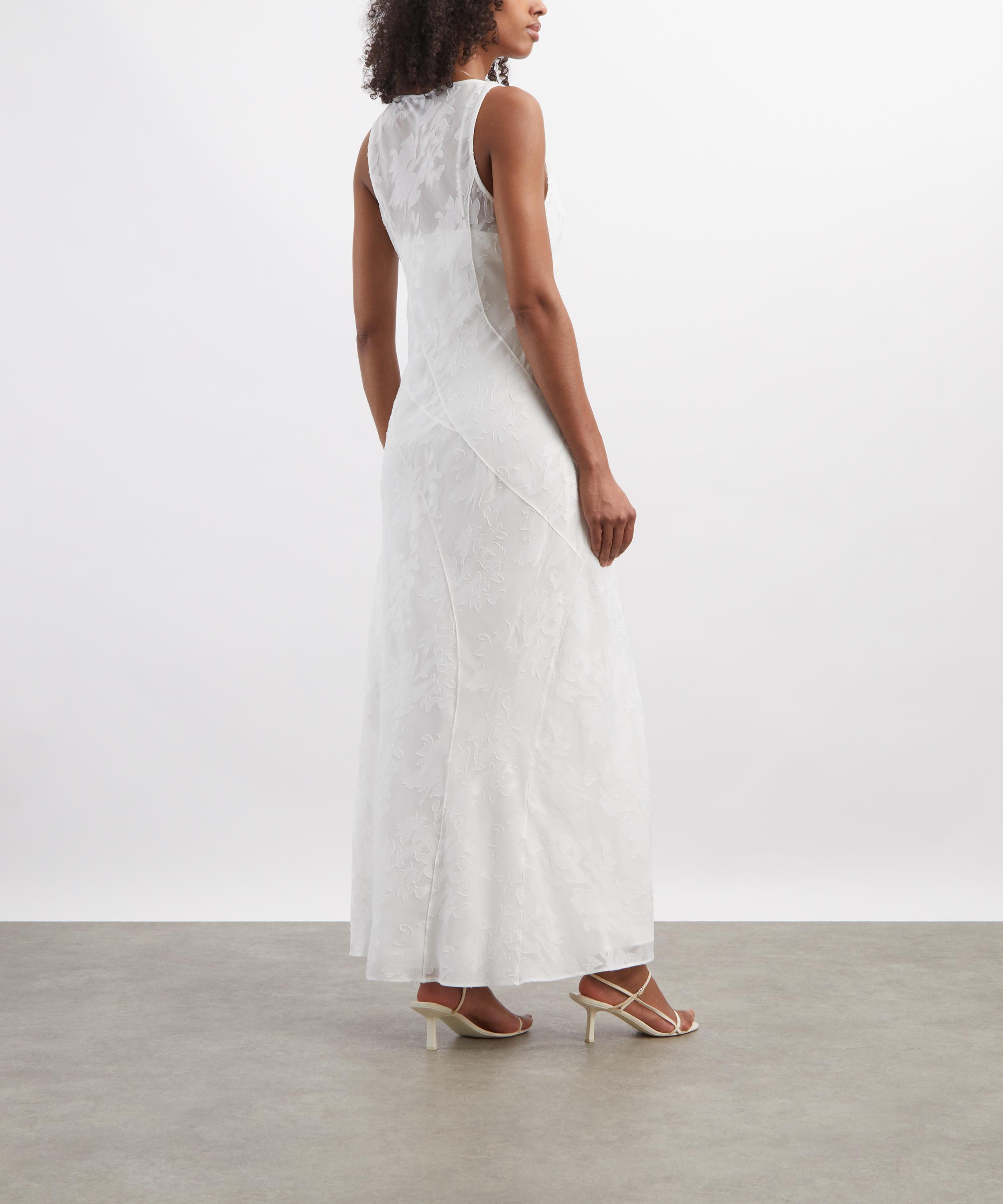 Significant Other - White Pola Maxi Dress image number 3