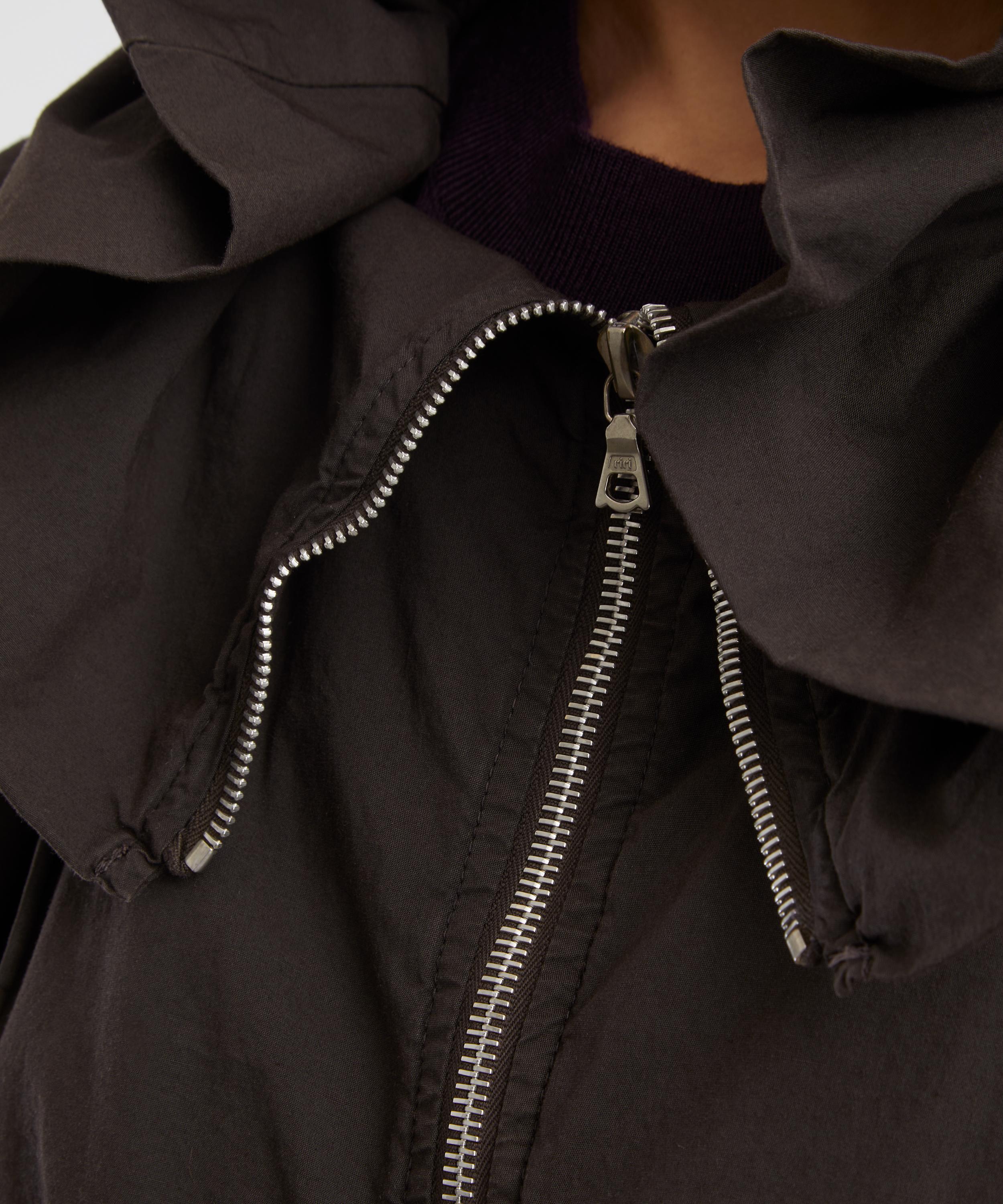 Dries Van Noten - Brown Cocoon Blouson Jacket image number 4