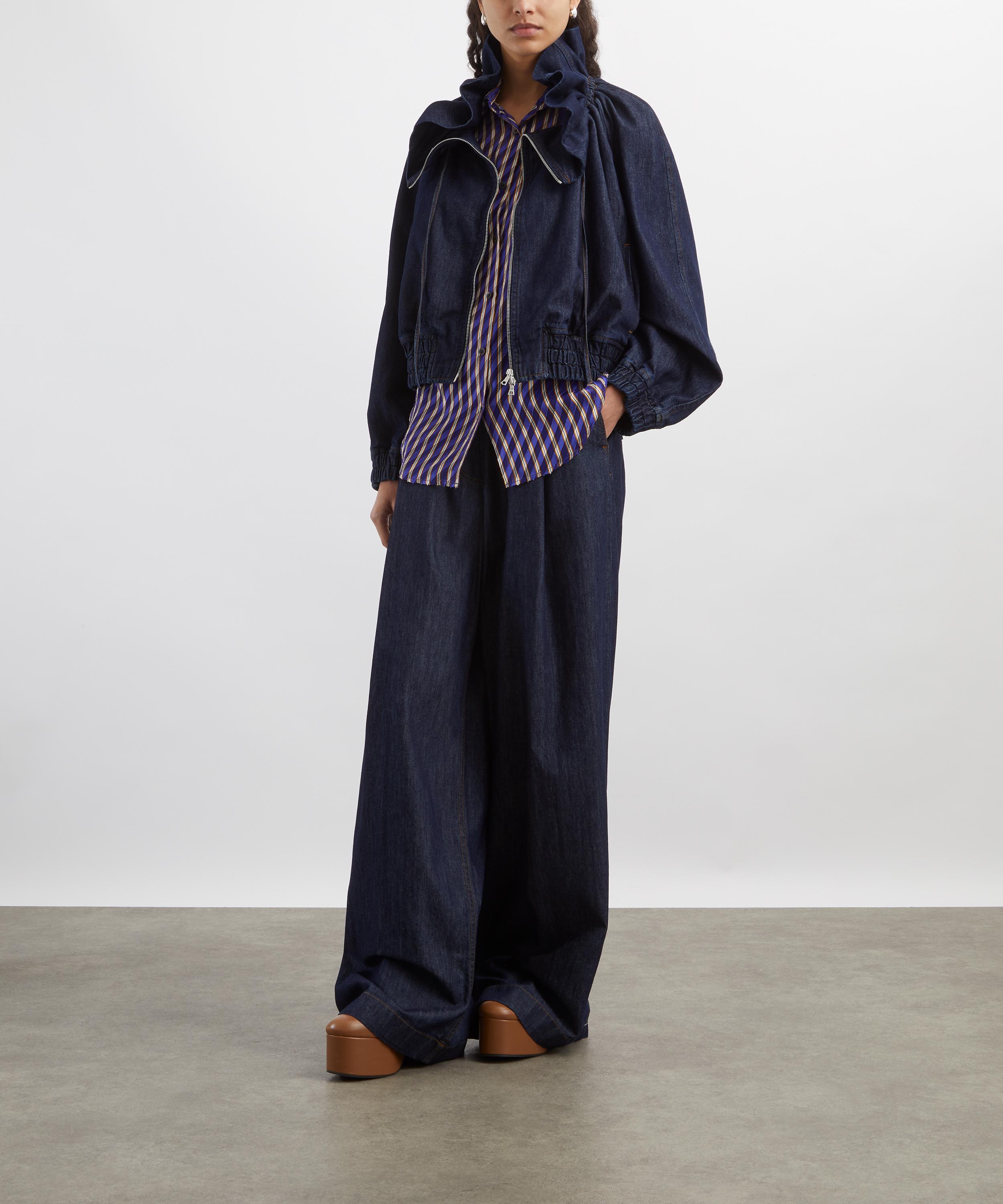 Dries Van Noten - Denim Cocoon Blouson Jacket image number 1