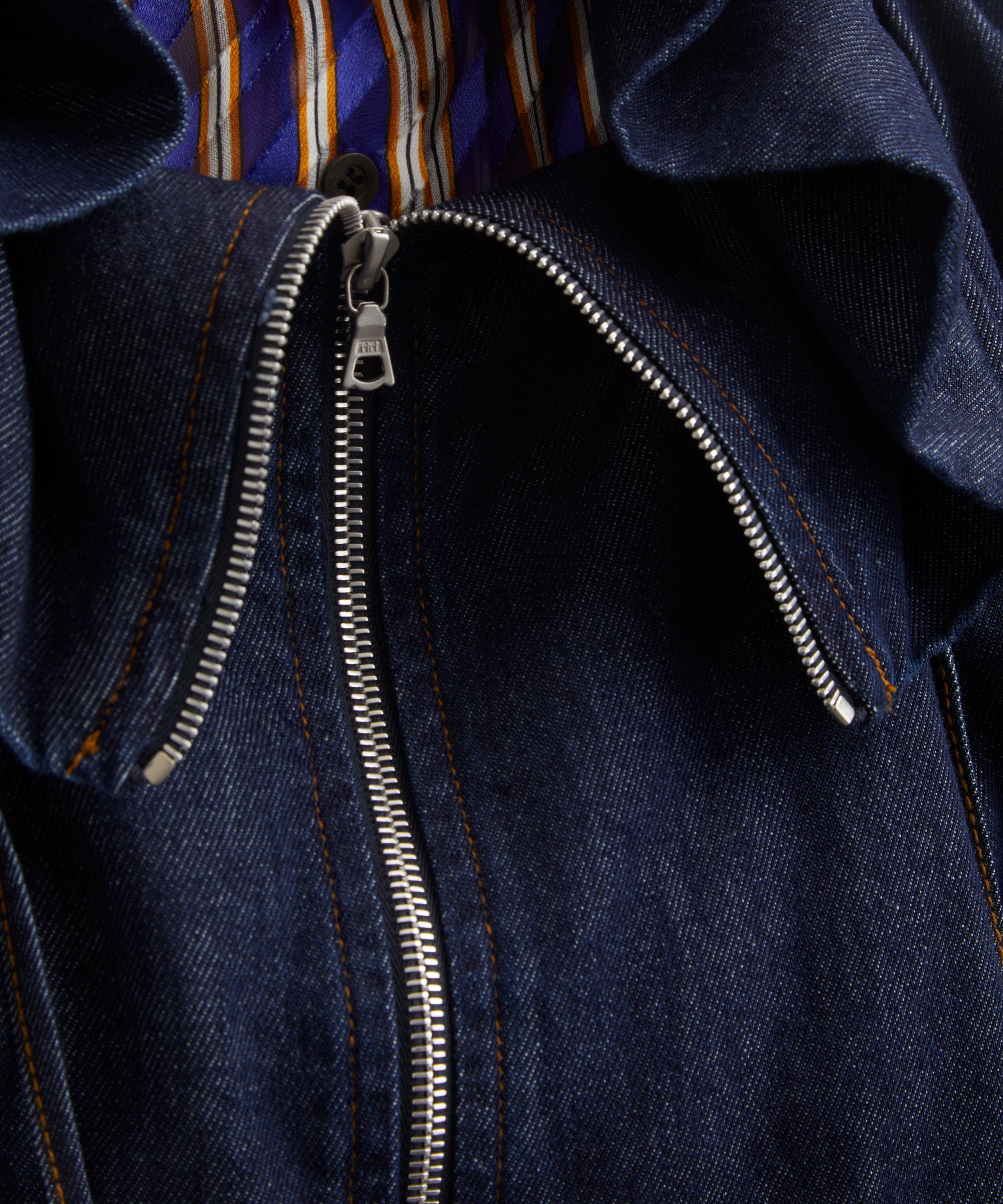 Dries Van Noten - Denim Cocoon Blouson Jacket image number 4