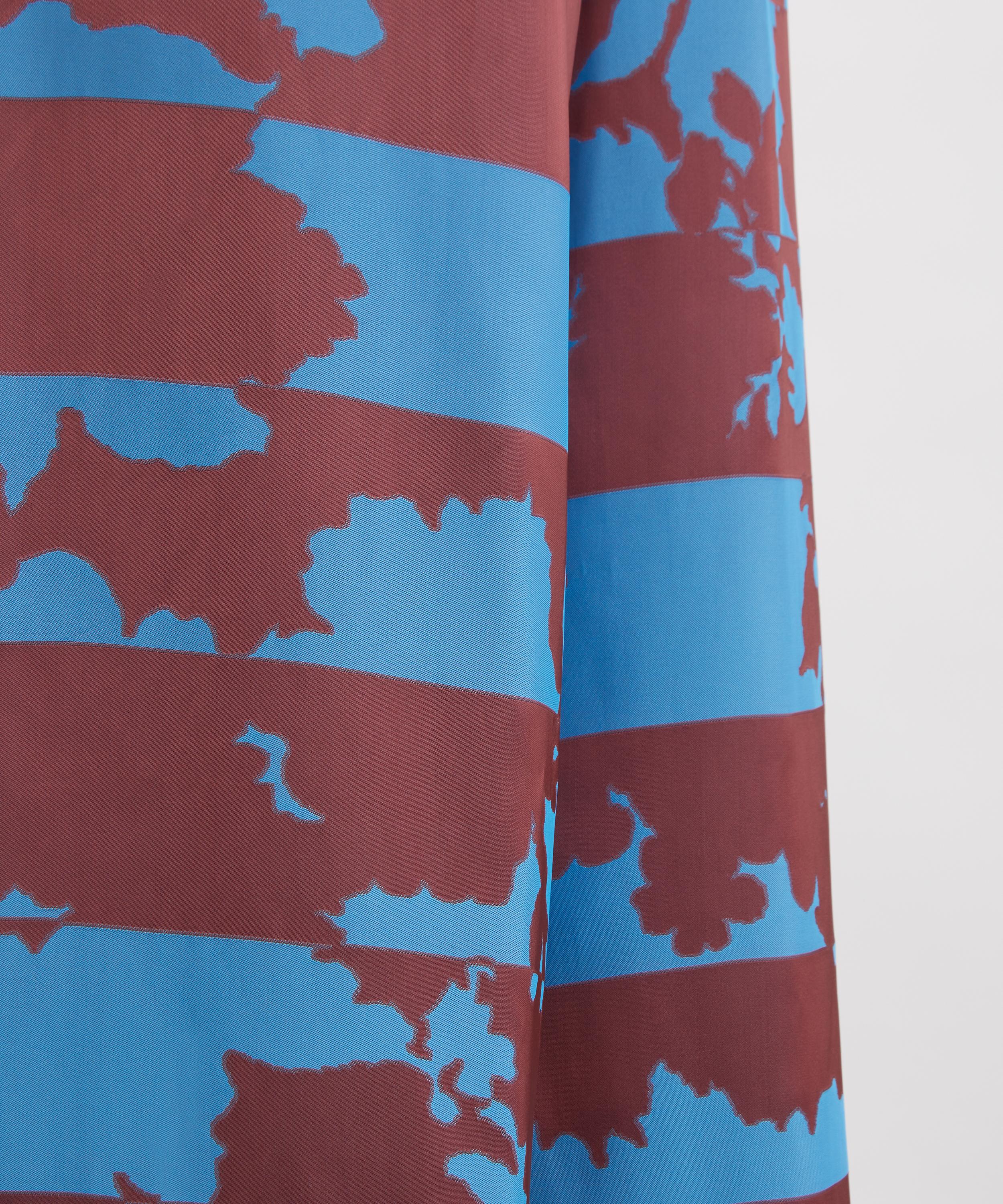 Dries Van Noten - Printed Wide-Leg Pleated Trousers image number 4