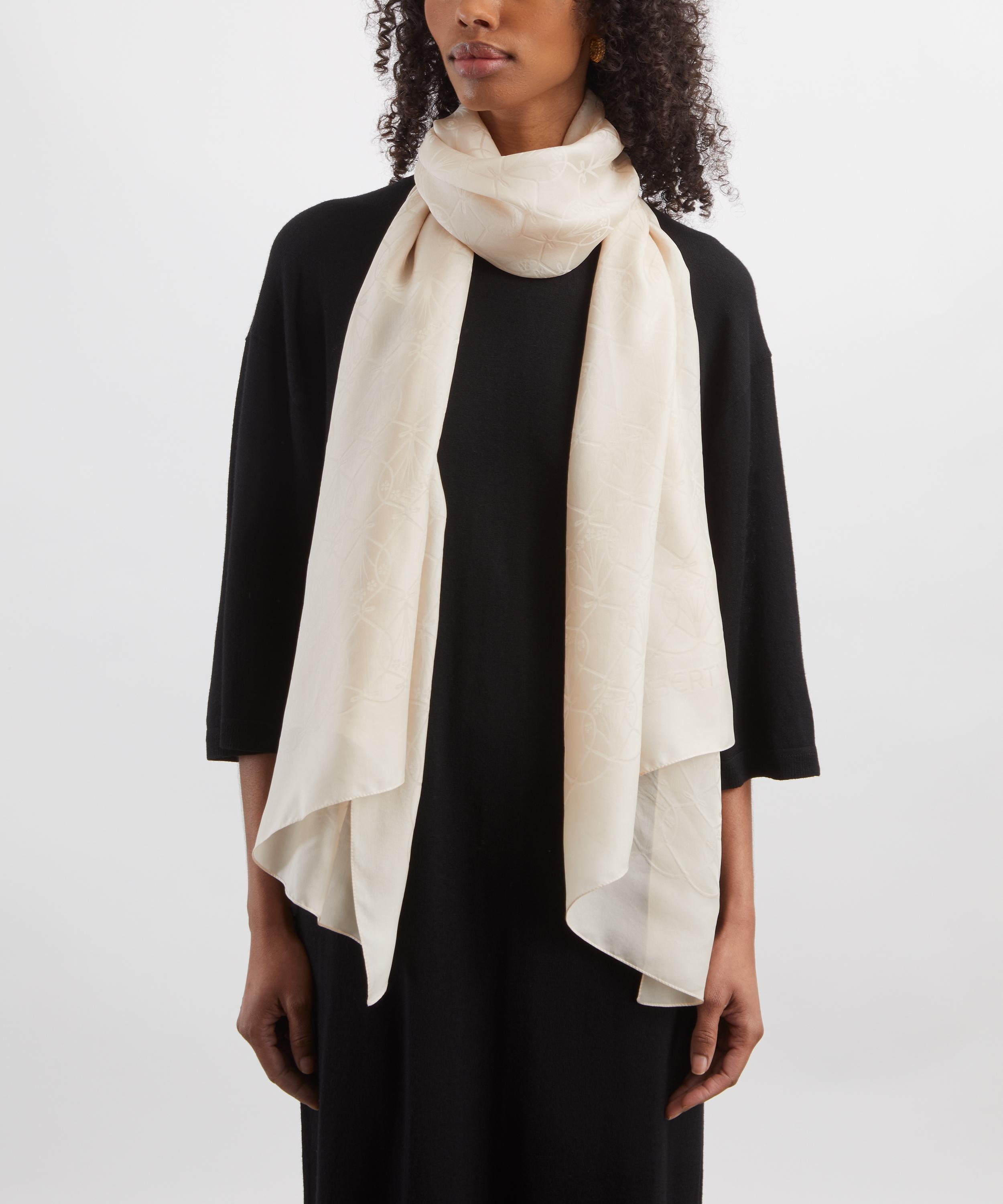 Liberty - Iphis Jacquard Silk Scarf 70x200 image number 1