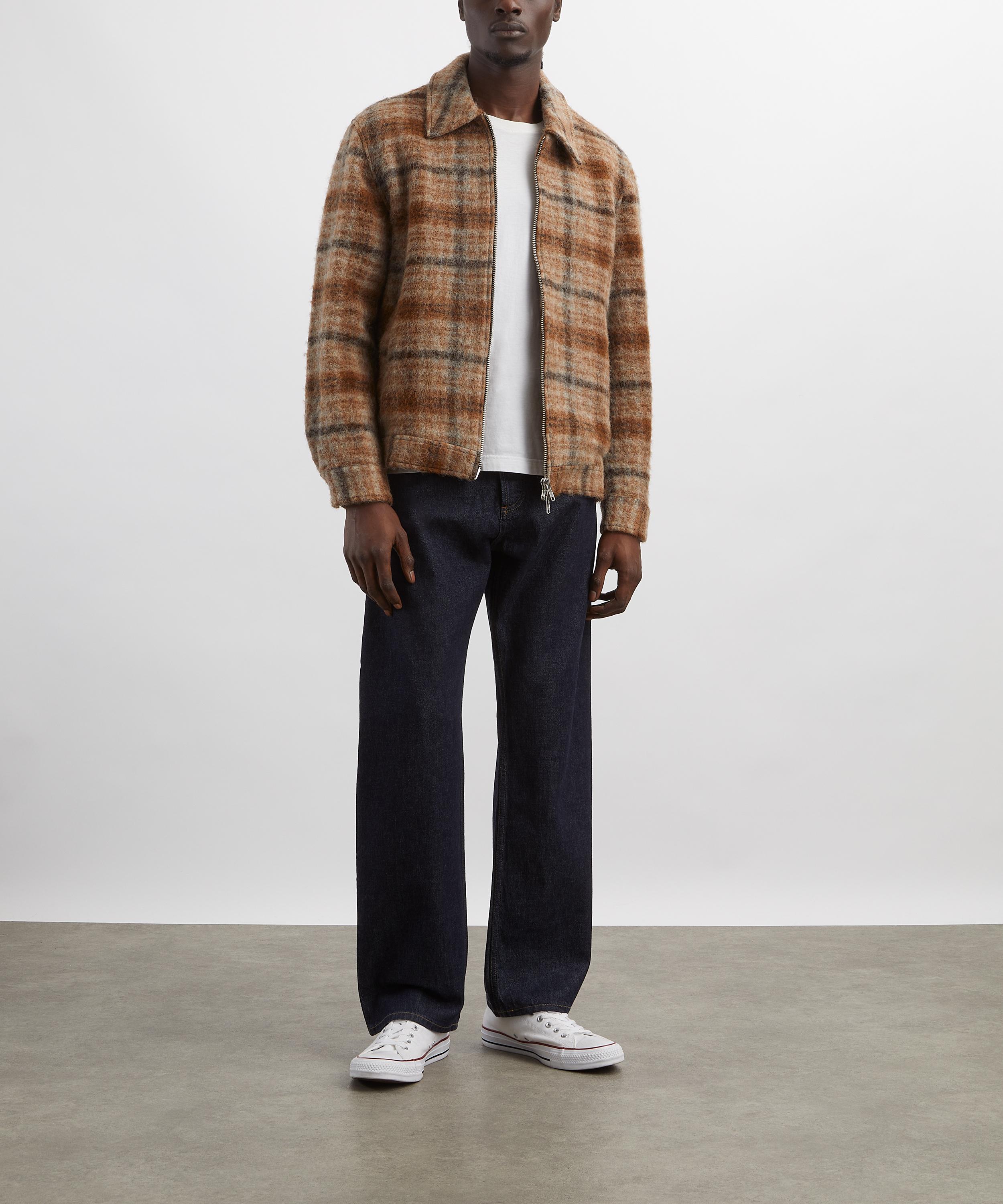 Wax London - Heath Natural-Tan Drawn Check Jacket image number 1
