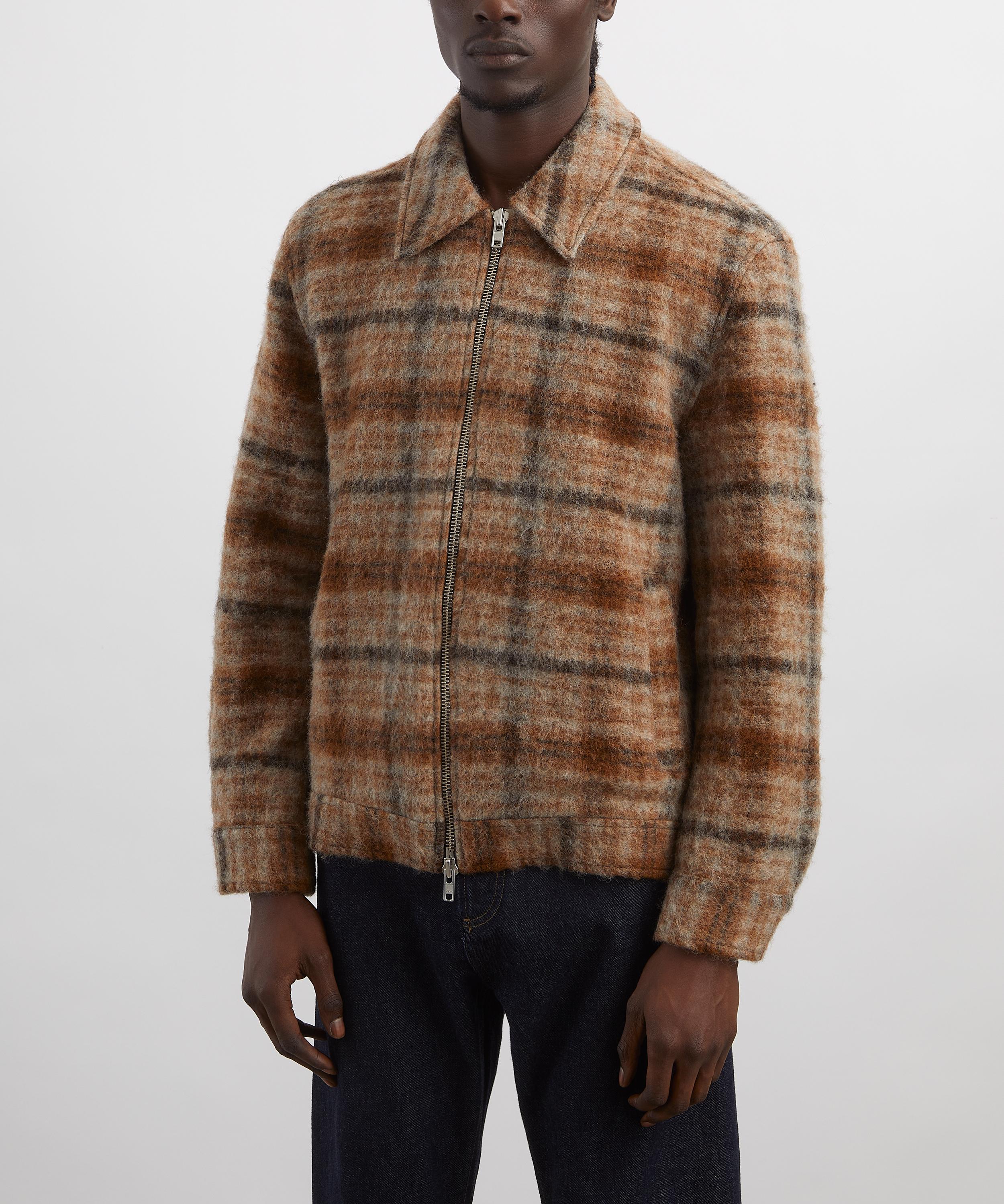 Wax London - Heath Natural-Tan Drawn Check Jacket image number 2