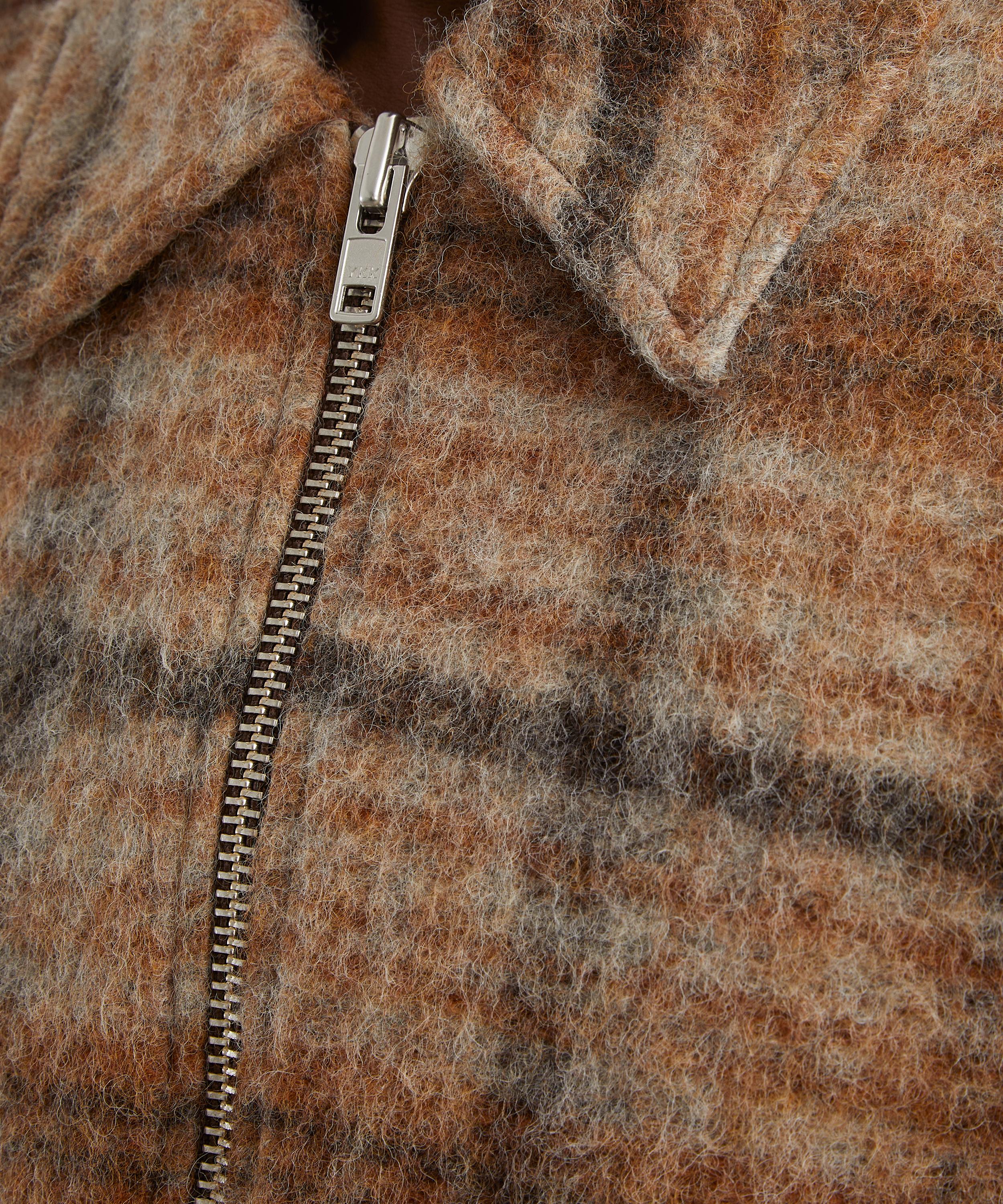 Wax London - Heath Natural-Tan Drawn Check Jacket image number 4