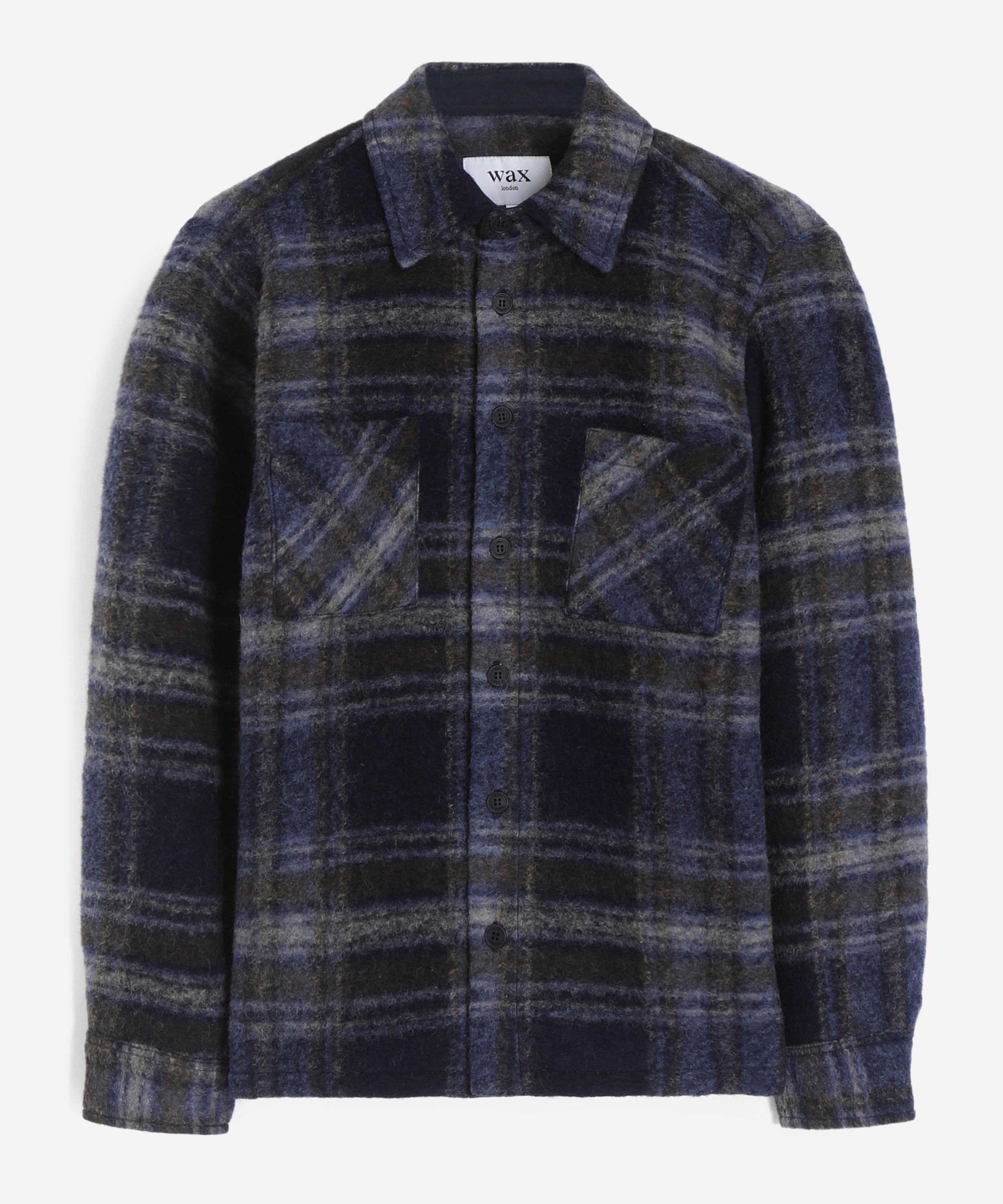 Wax London - Whiting Check Wool-Blend Shirt