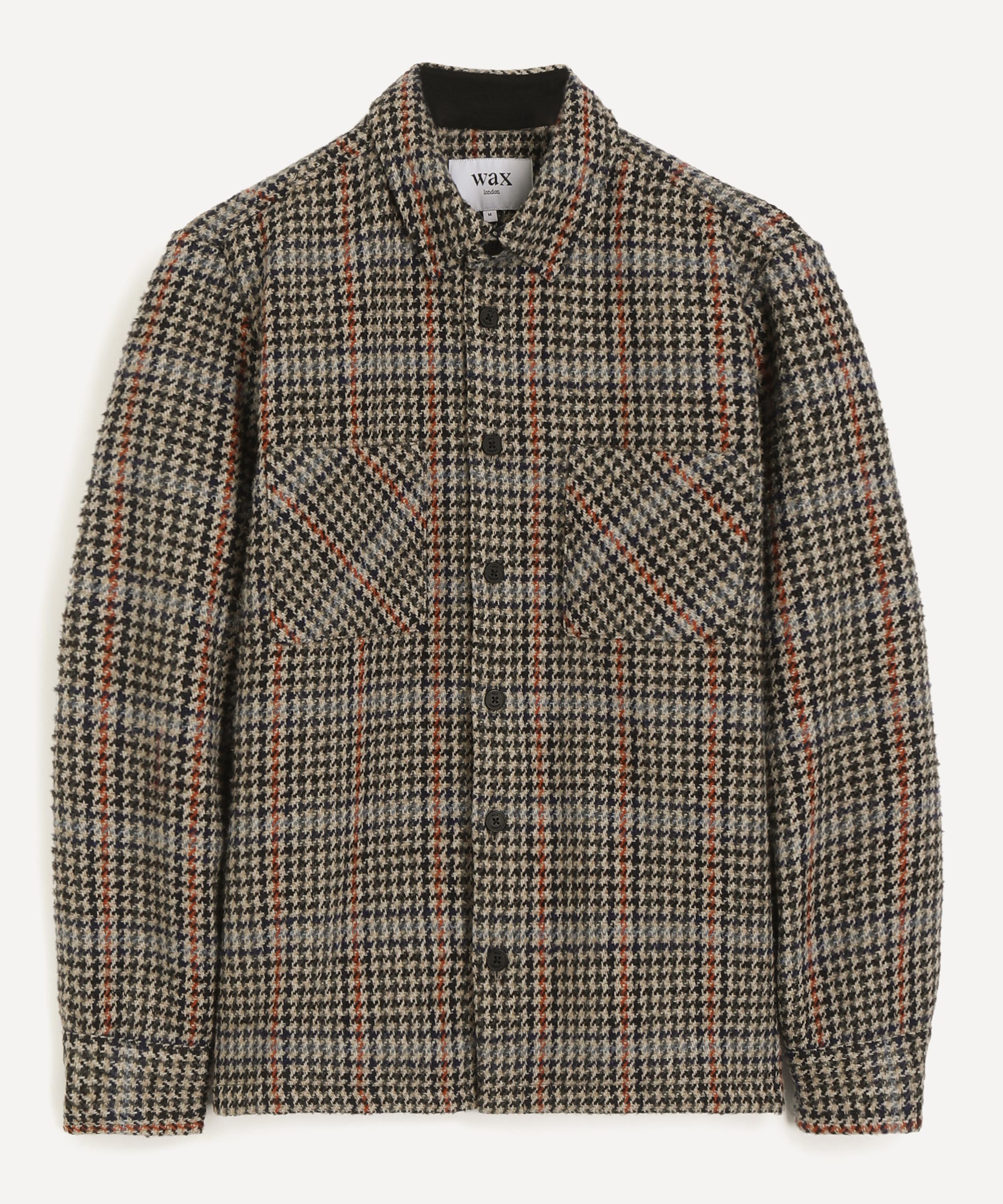 Wax London - Whiting Houndstooth Wool-Blend Shirt