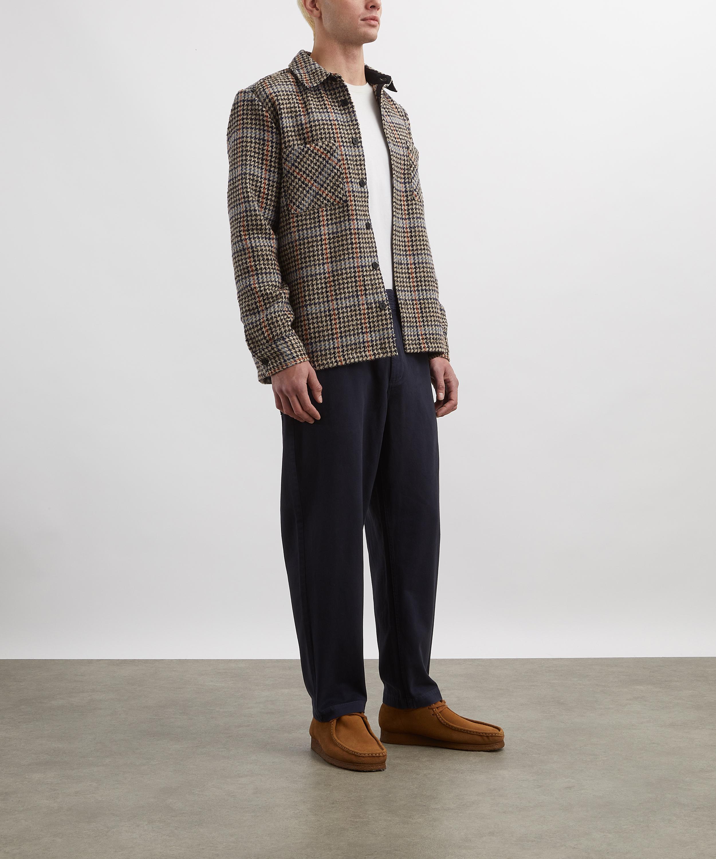 Wax London - Whiting Houndstooth Wool-Blend Shirt image number 1