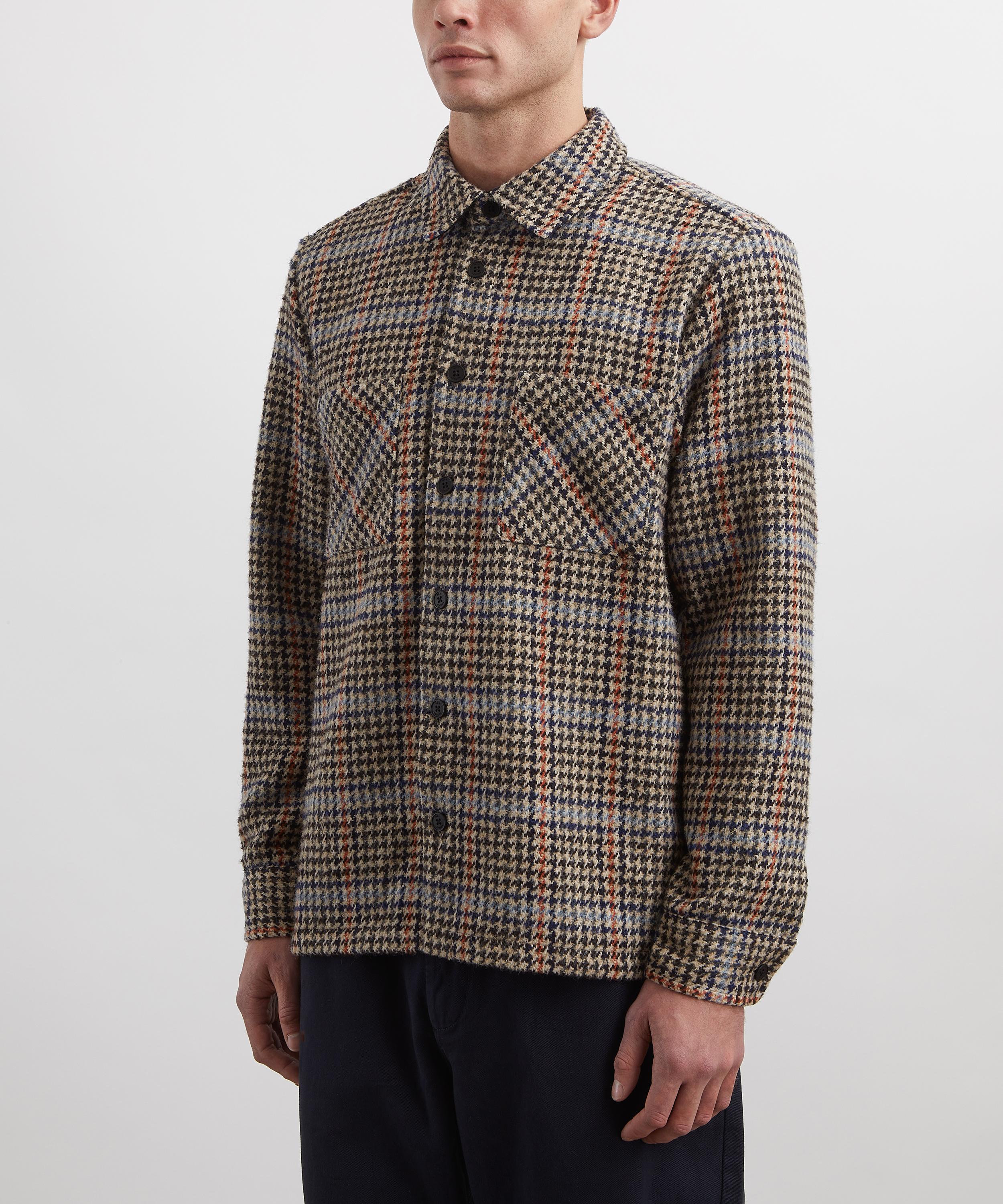 Wax London - Whiting Houndstooth Wool-Blend Shirt image number 2