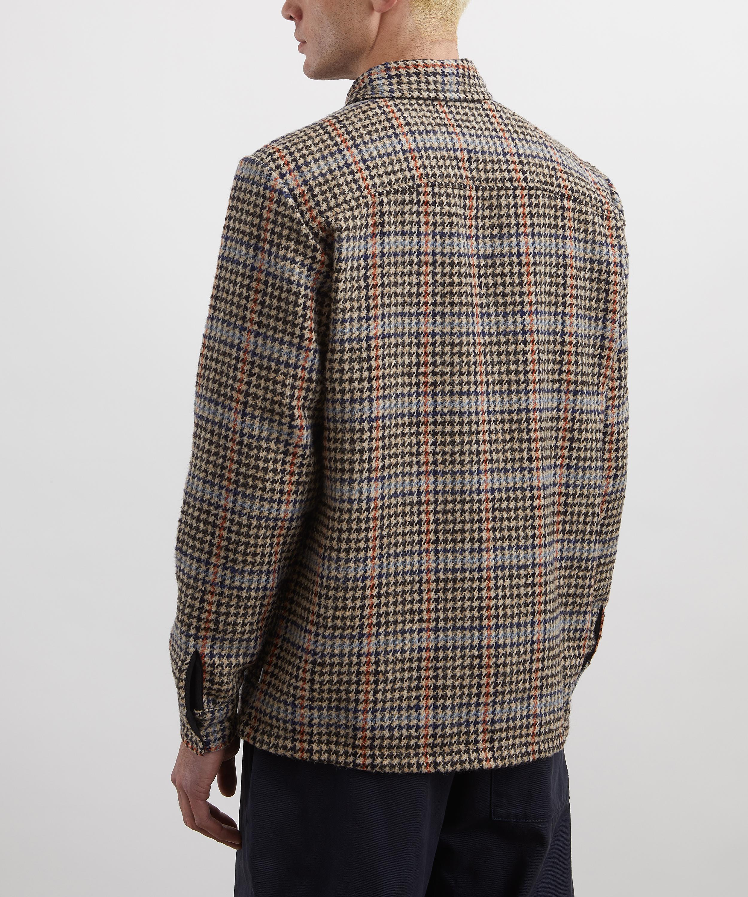 Wax London - Whiting Houndstooth Wool-Blend Shirt image number 3