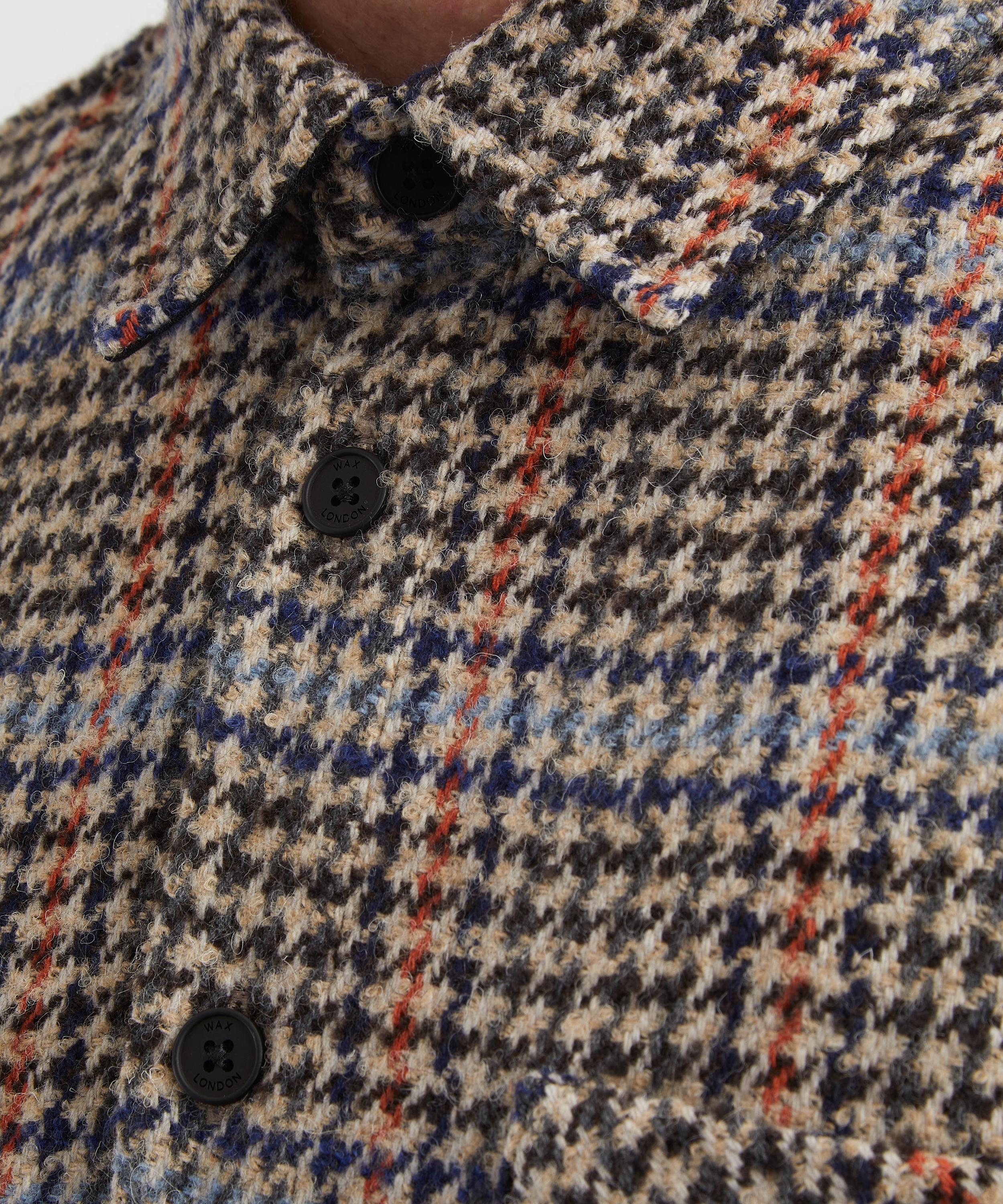 Wax London - Whiting Houndstooth Wool-Blend Shirt image number 4