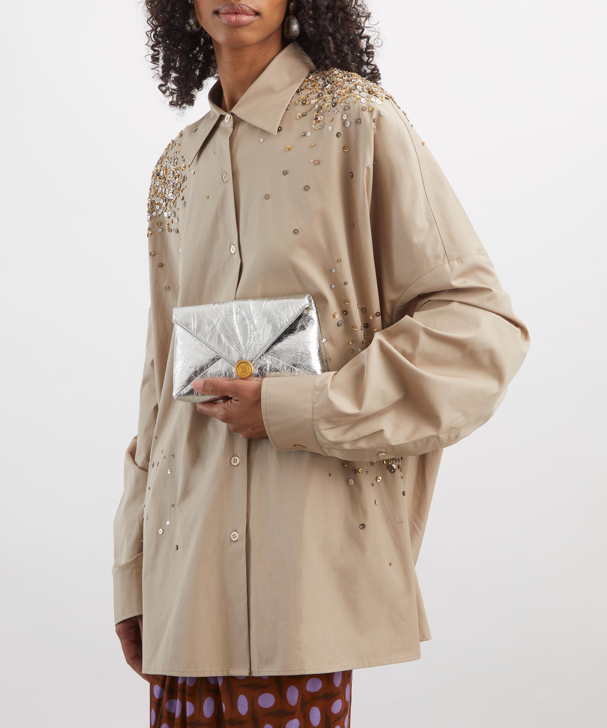 Dries Van Noten - Envelop Leather Shoulder Bag image number 1