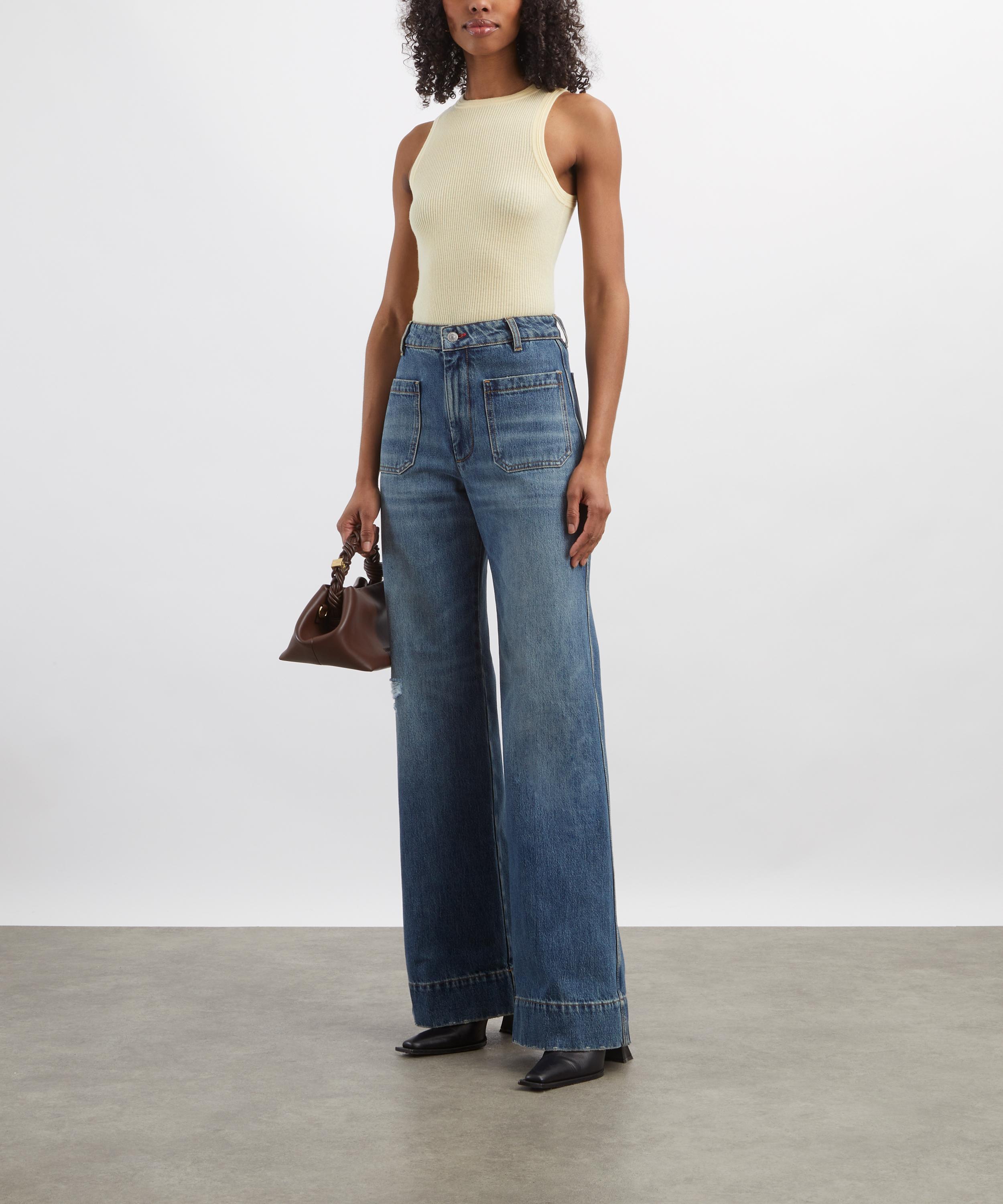 LISA YANG - Amya Cotton-Cashmere Ribbed Top image number 1