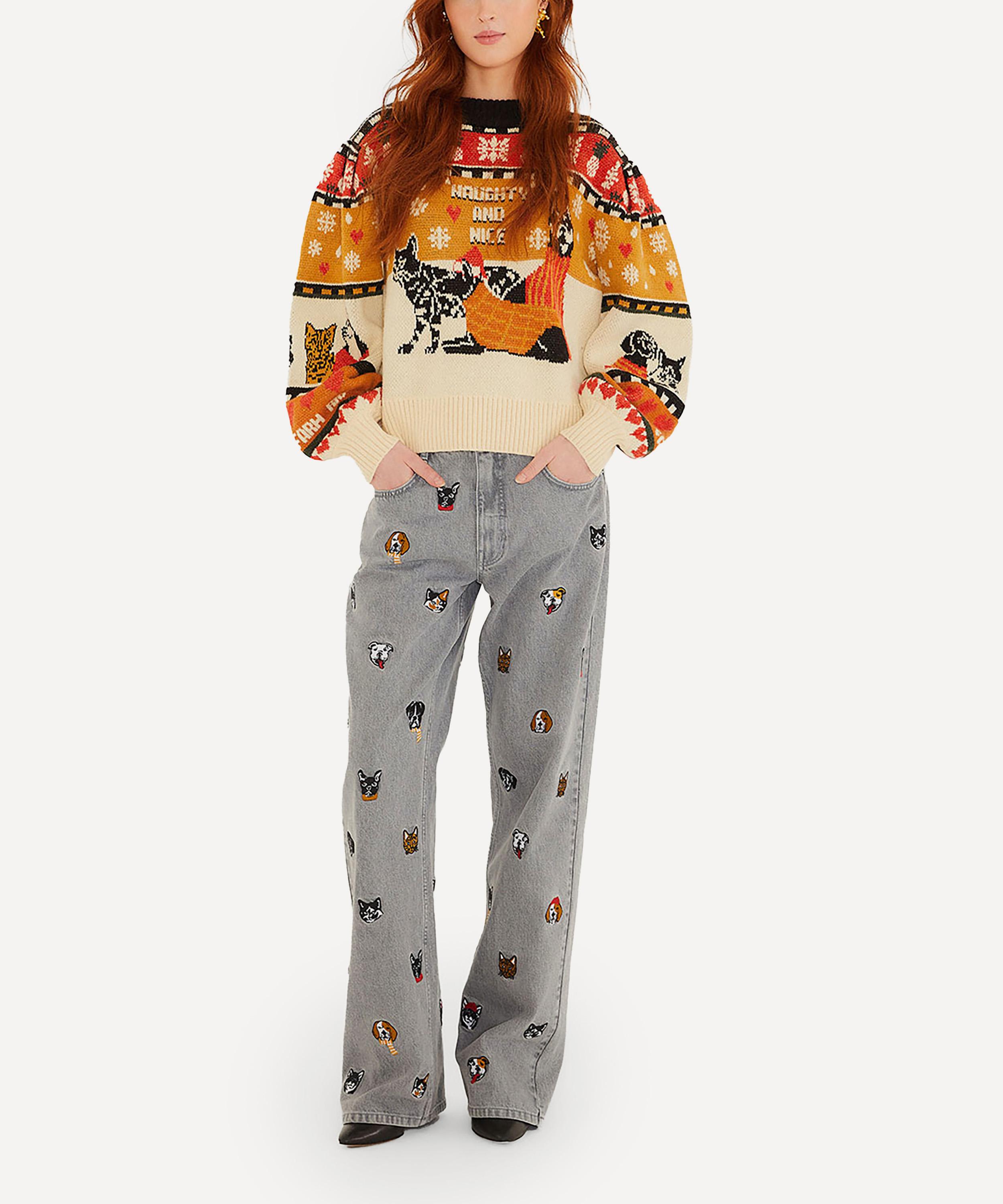 FARM Rio - Black Latina Scarf Jersey Blouse