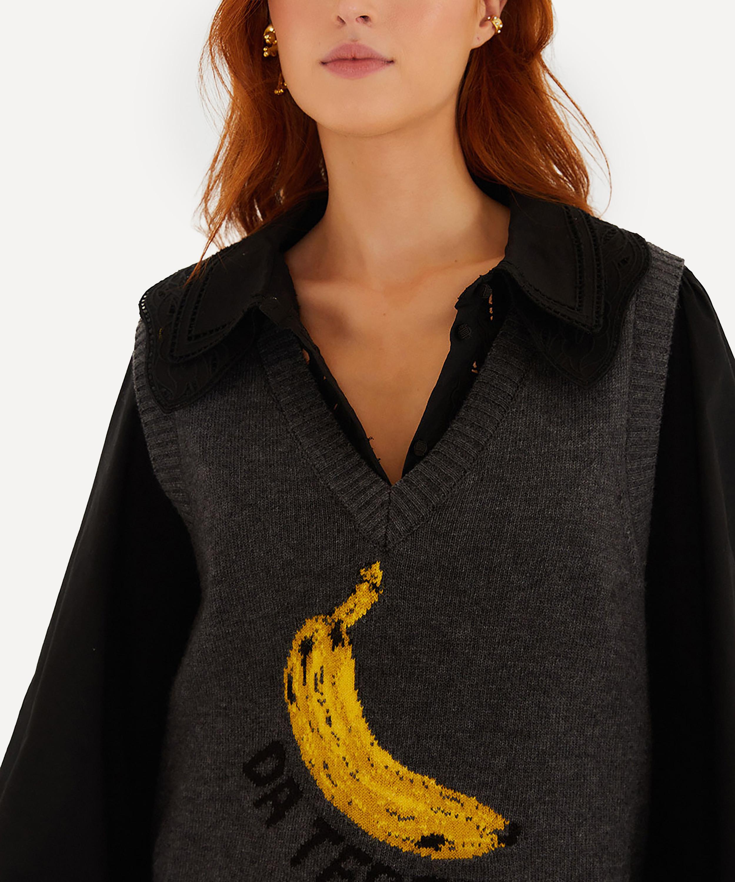 FARM Rio - Grey Banana Da Terra Knit Vest image number 2
