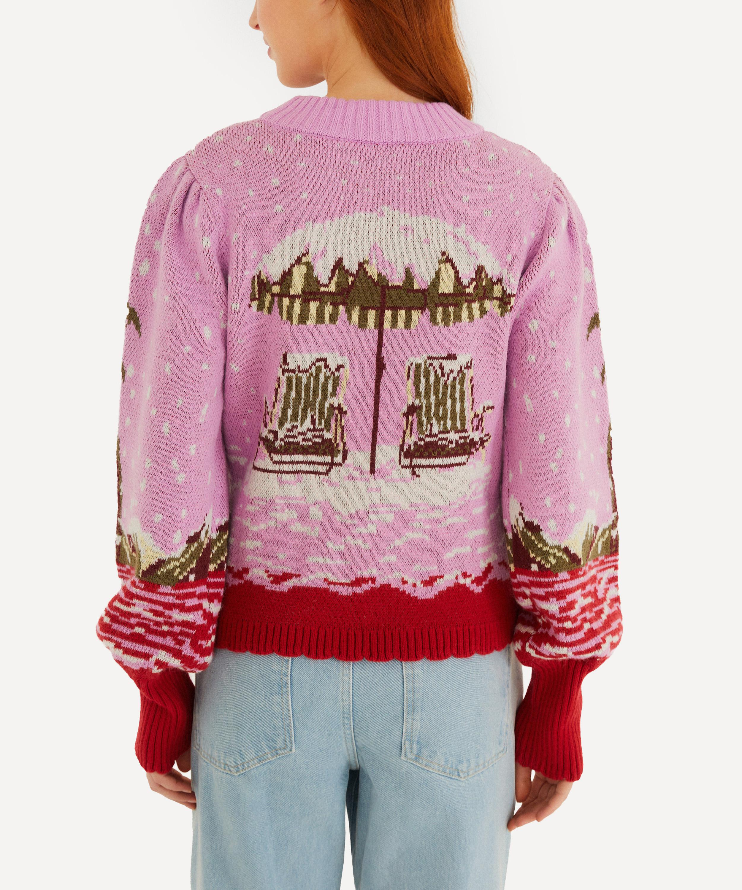 FARM Rio - Black Artichoke Heart Richelieu Trousers image number 1