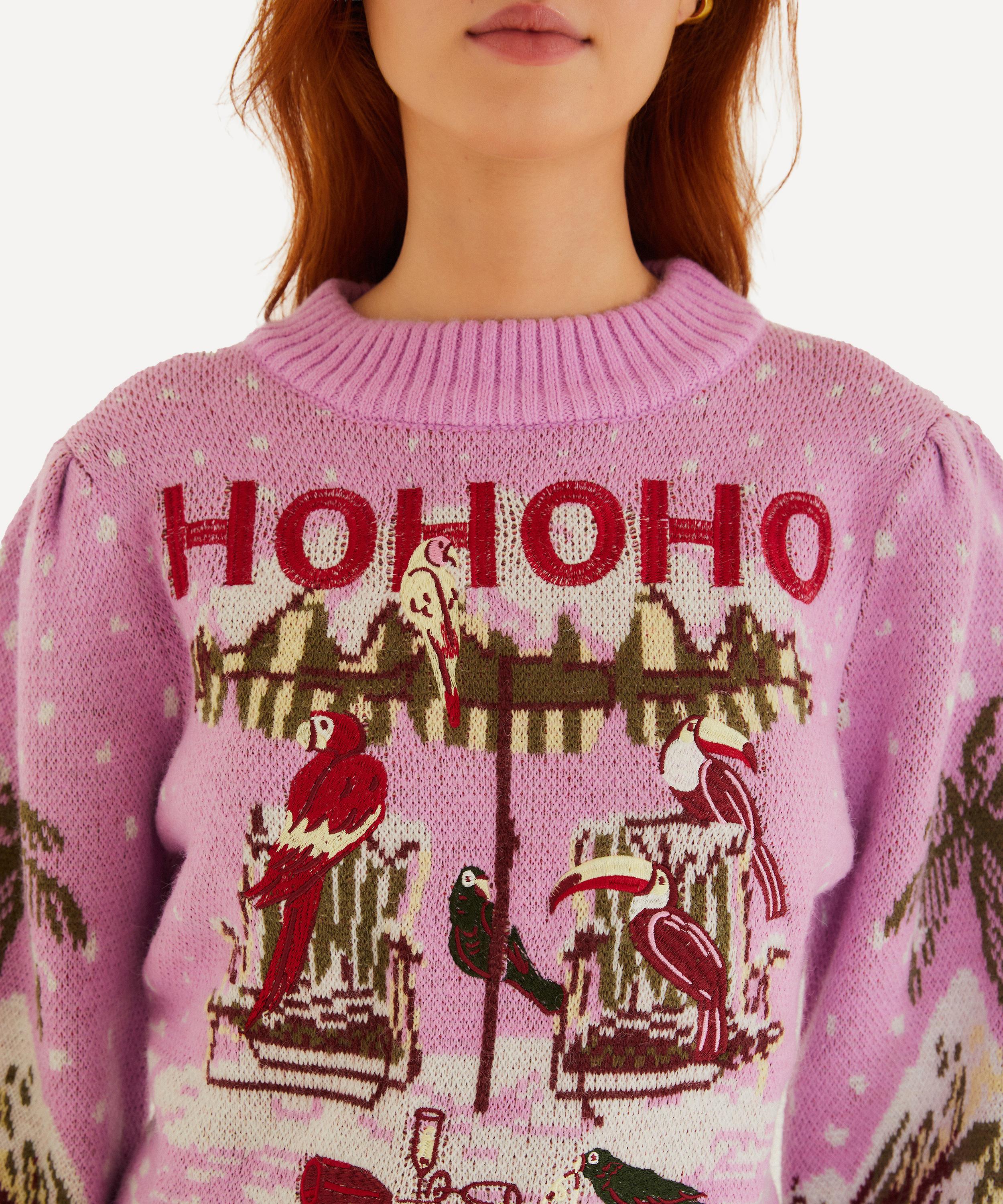 FARM Rio - Black Artichoke Heart Richelieu Trousers image number 2