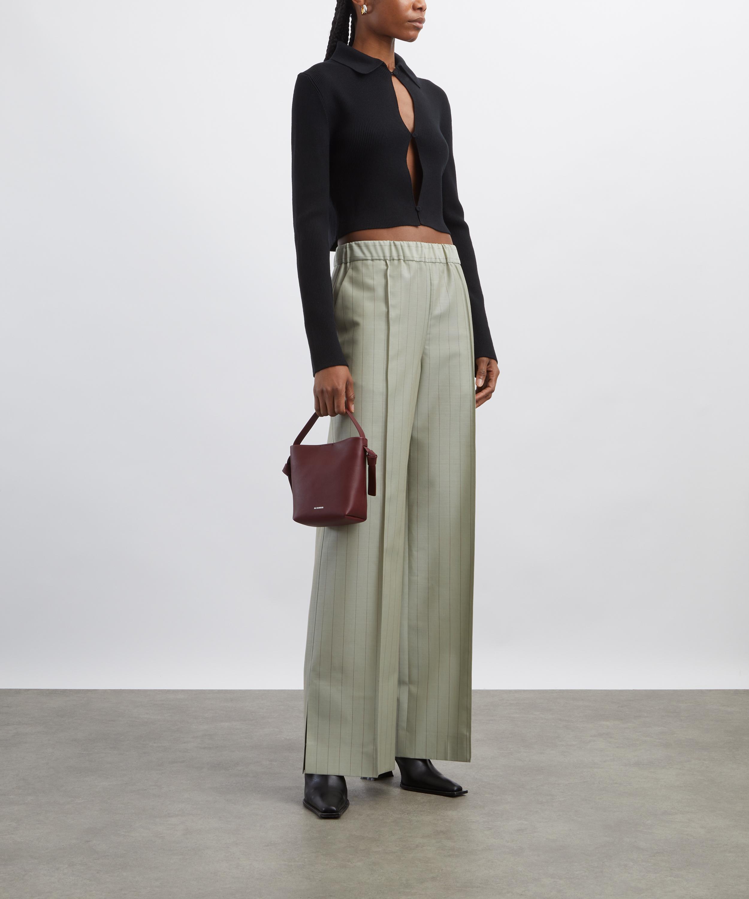 Jil Sander - Cropped Polo Cardigan image number 1