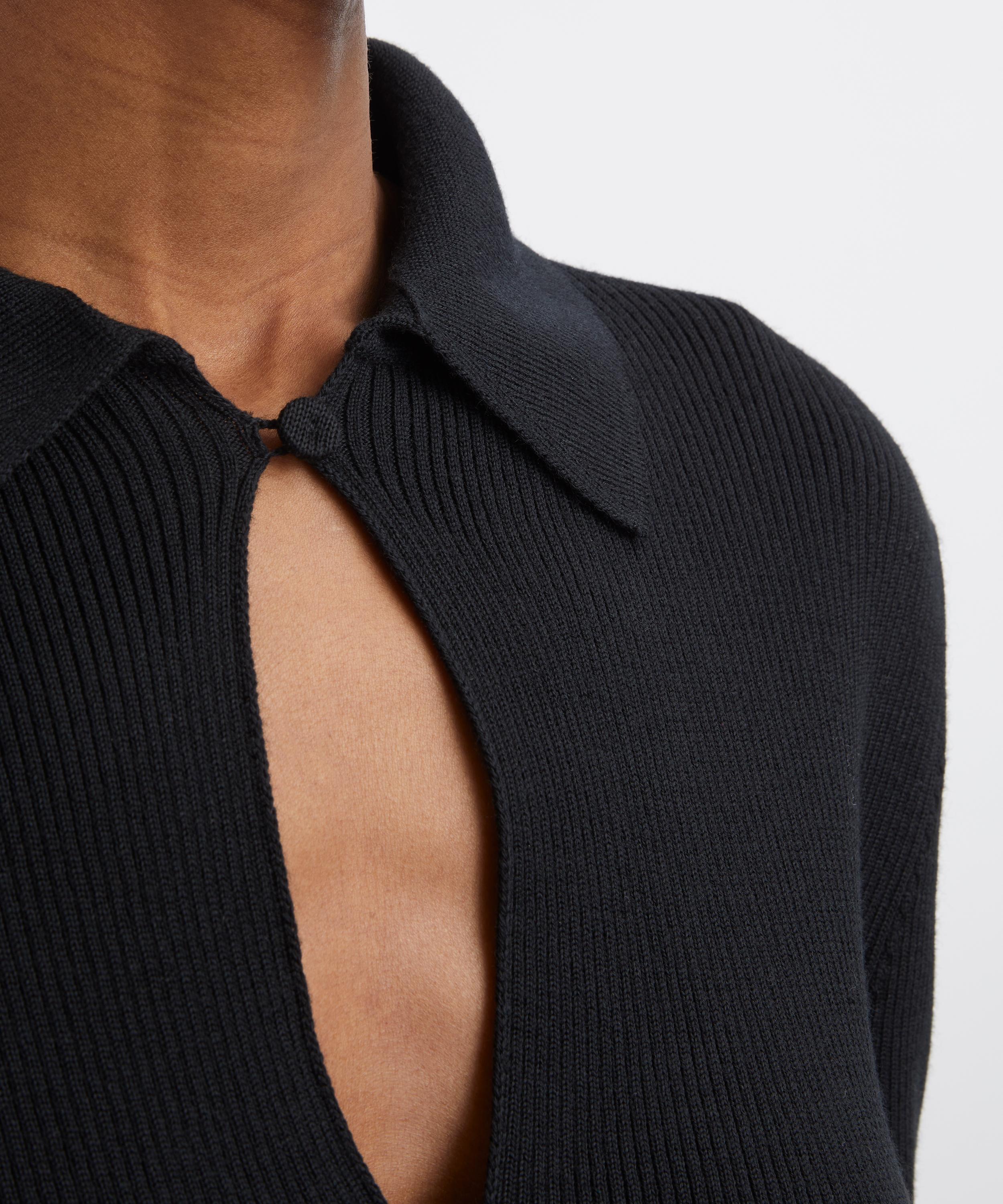 Jil Sander - Cropped Polo Cardigan image number 4