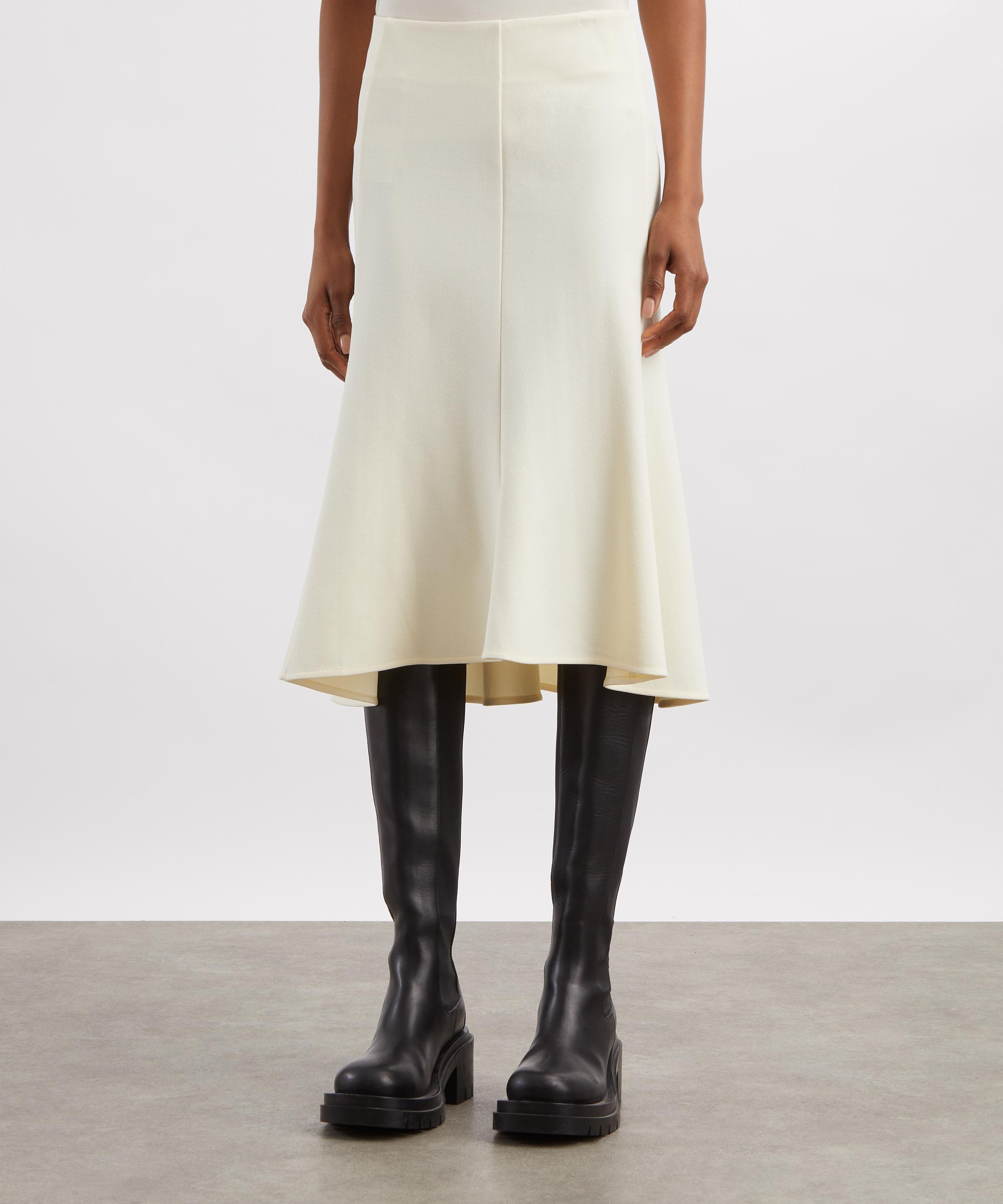Jil Sander - Chalk A-Line Midi Skirt image number 2