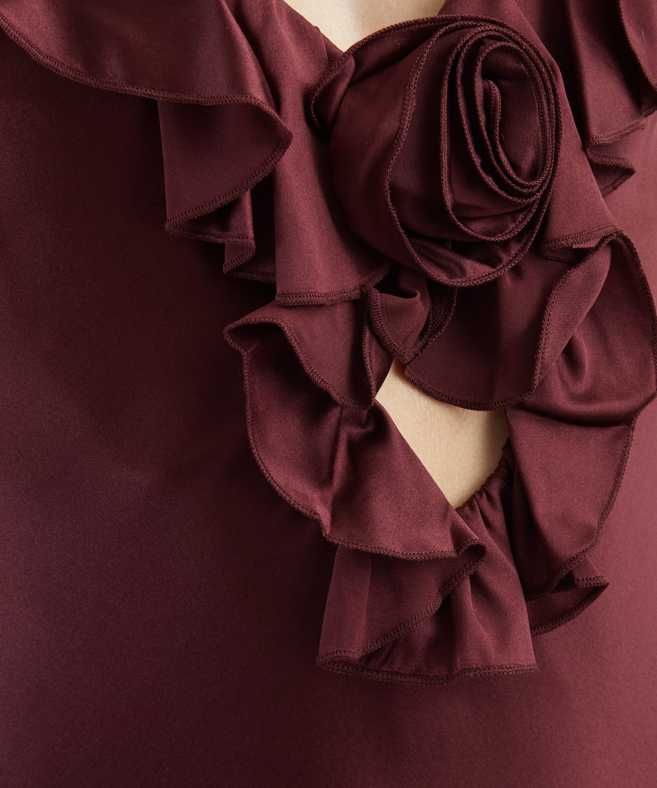 De La Vali - Nema Silk-Satin Long Dress  image number 4