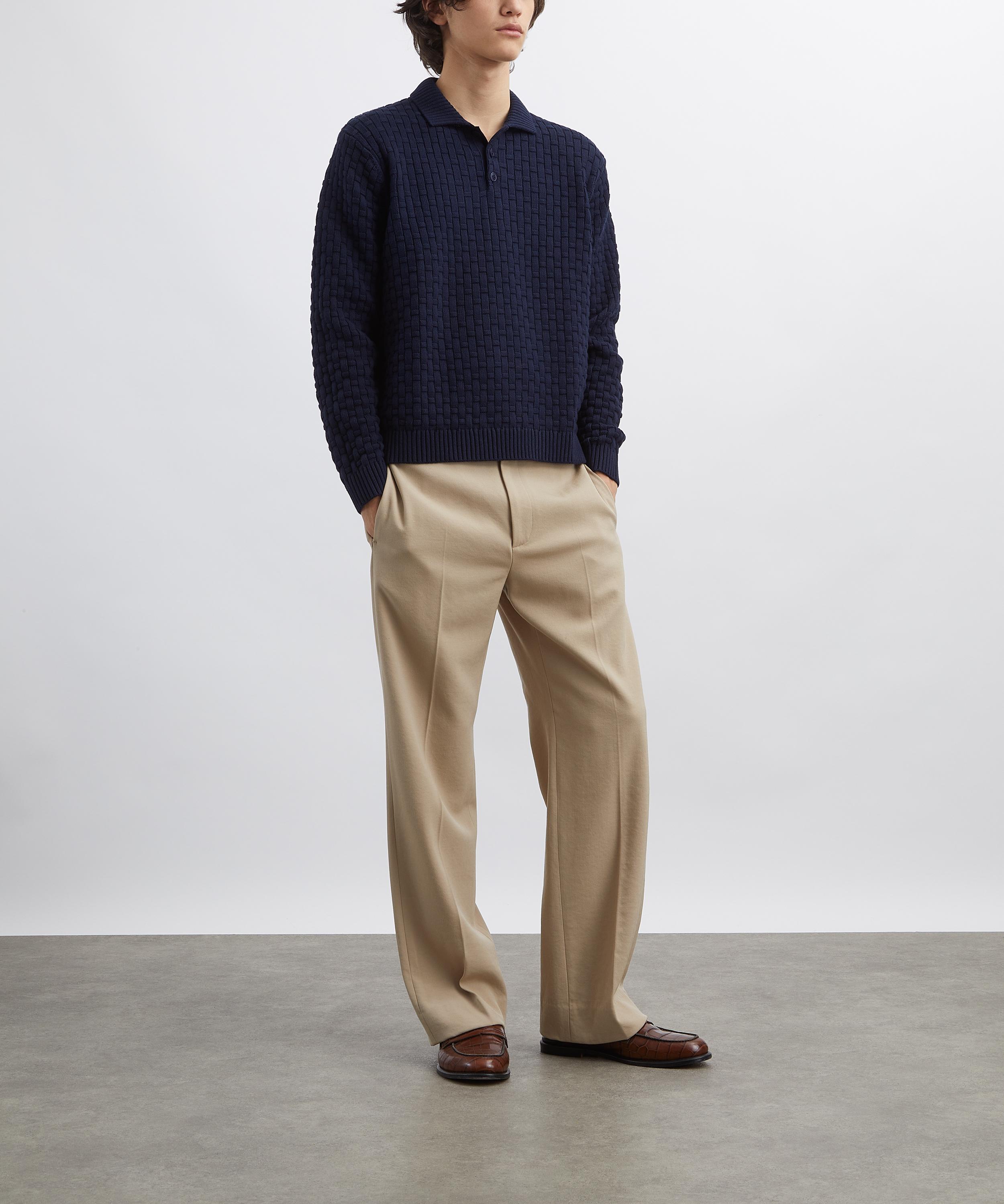 Percival - Archer Basketweave Knit Shirt image number 1