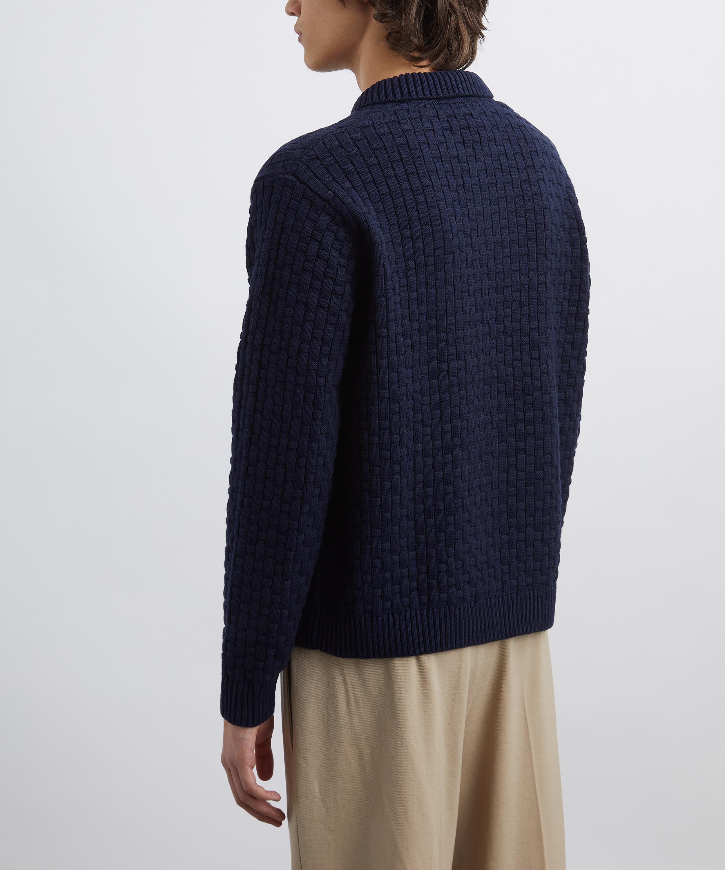 Percival - Archer Basketweave Knit Shirt image number 3