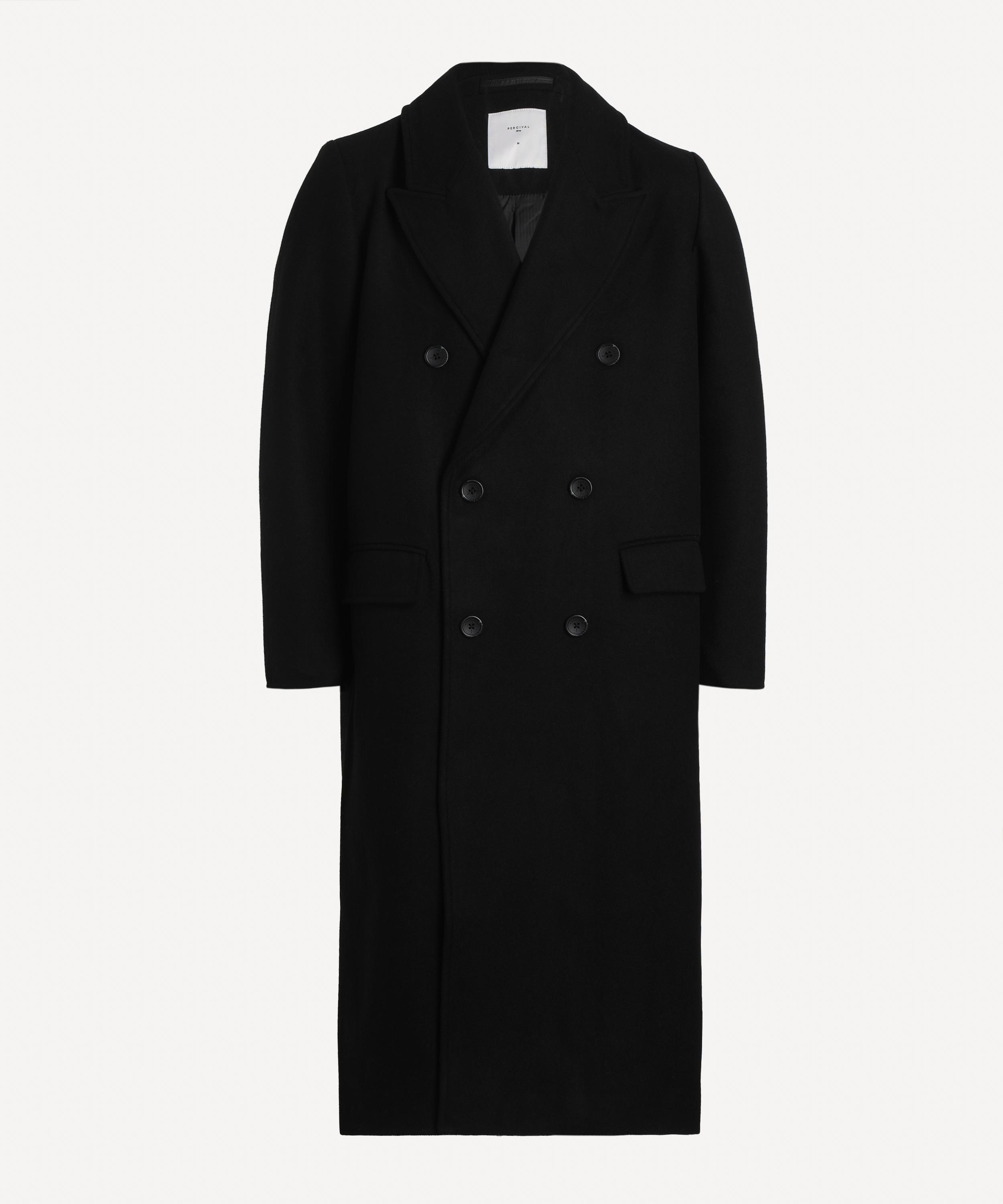 Percival - Double Breasted Wool Blend Coat