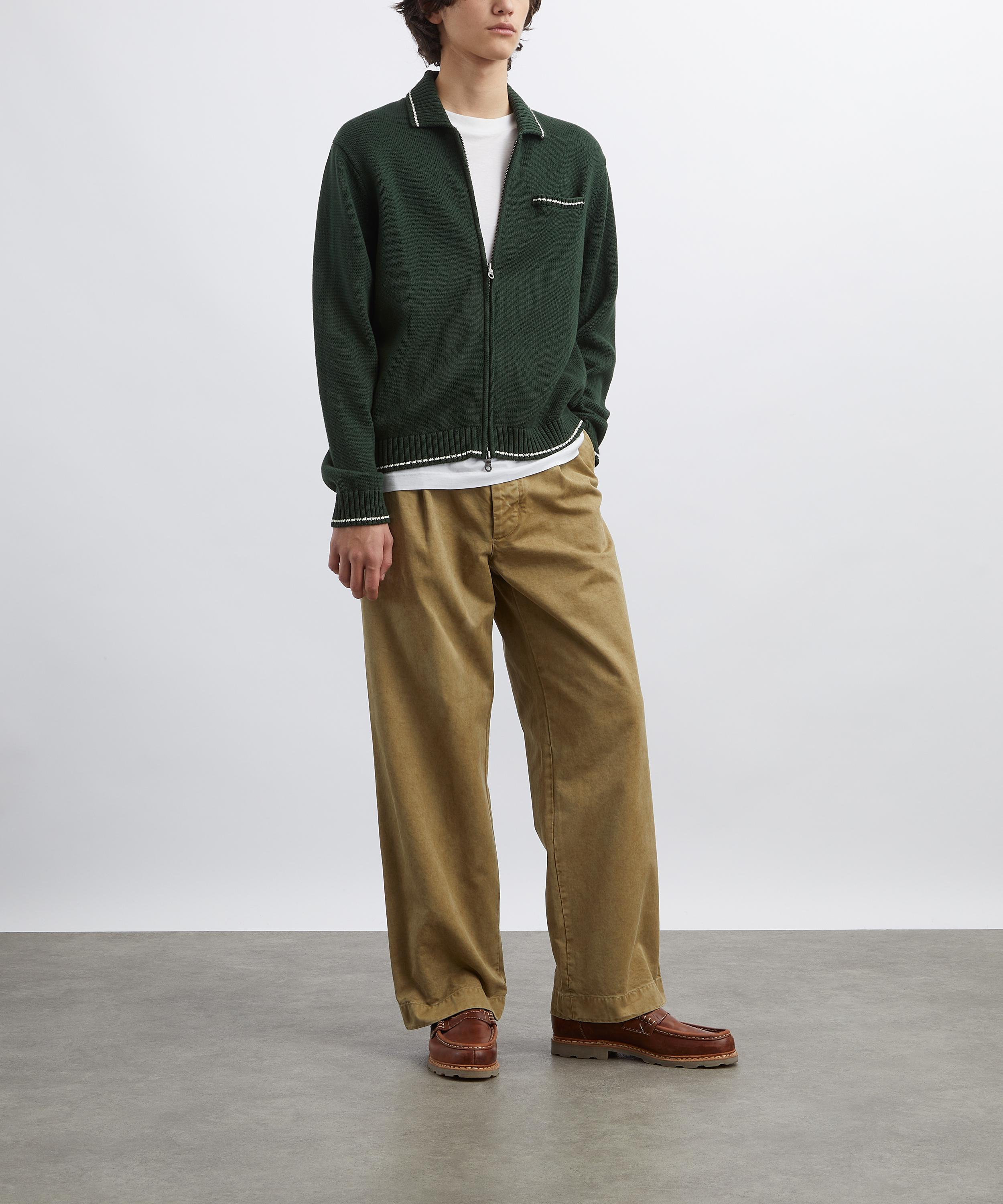 Percival - Gardner Knit Zip Cardigan image number 1