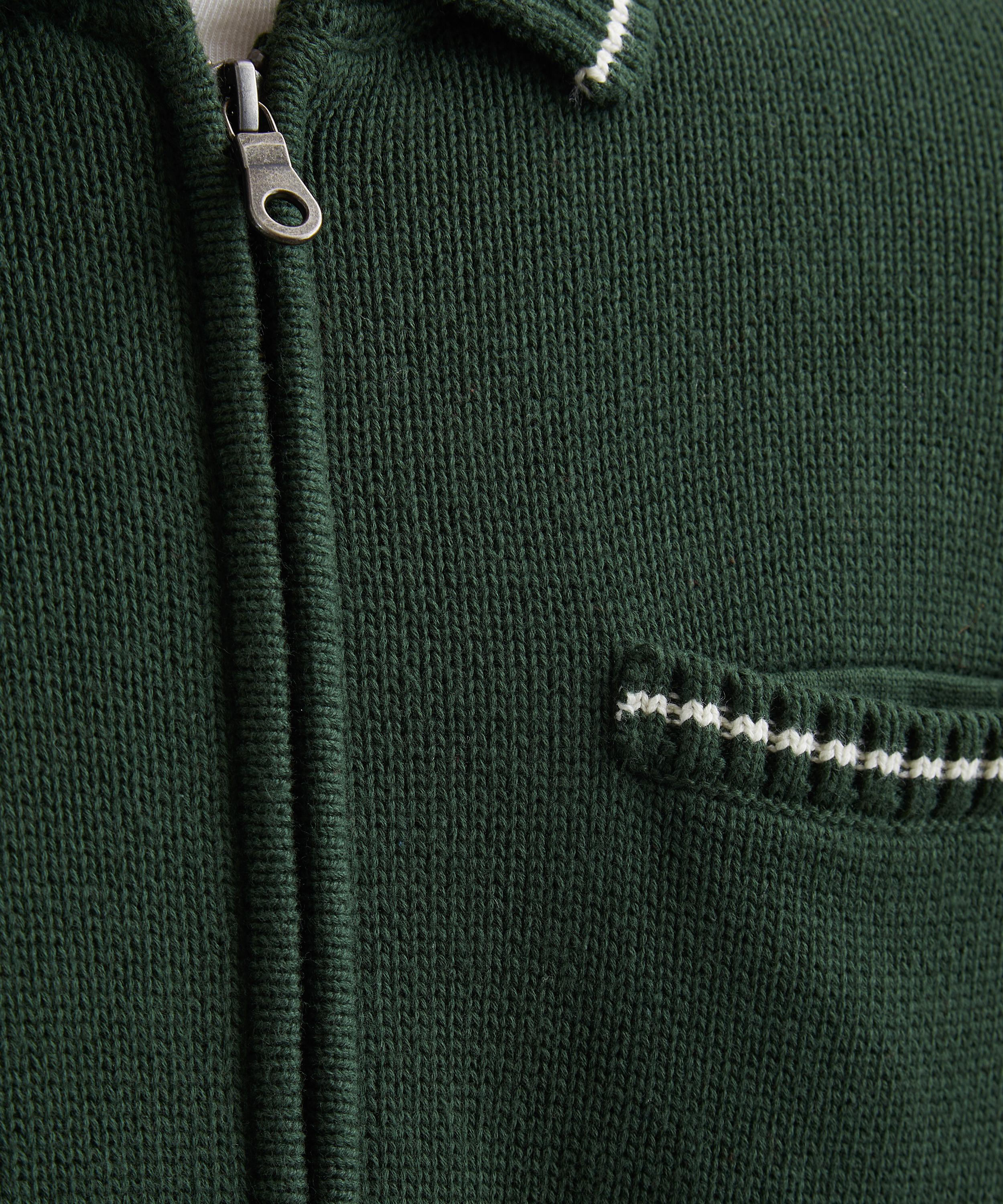 Percival - Gardner Knit Zip Cardigan image number 4