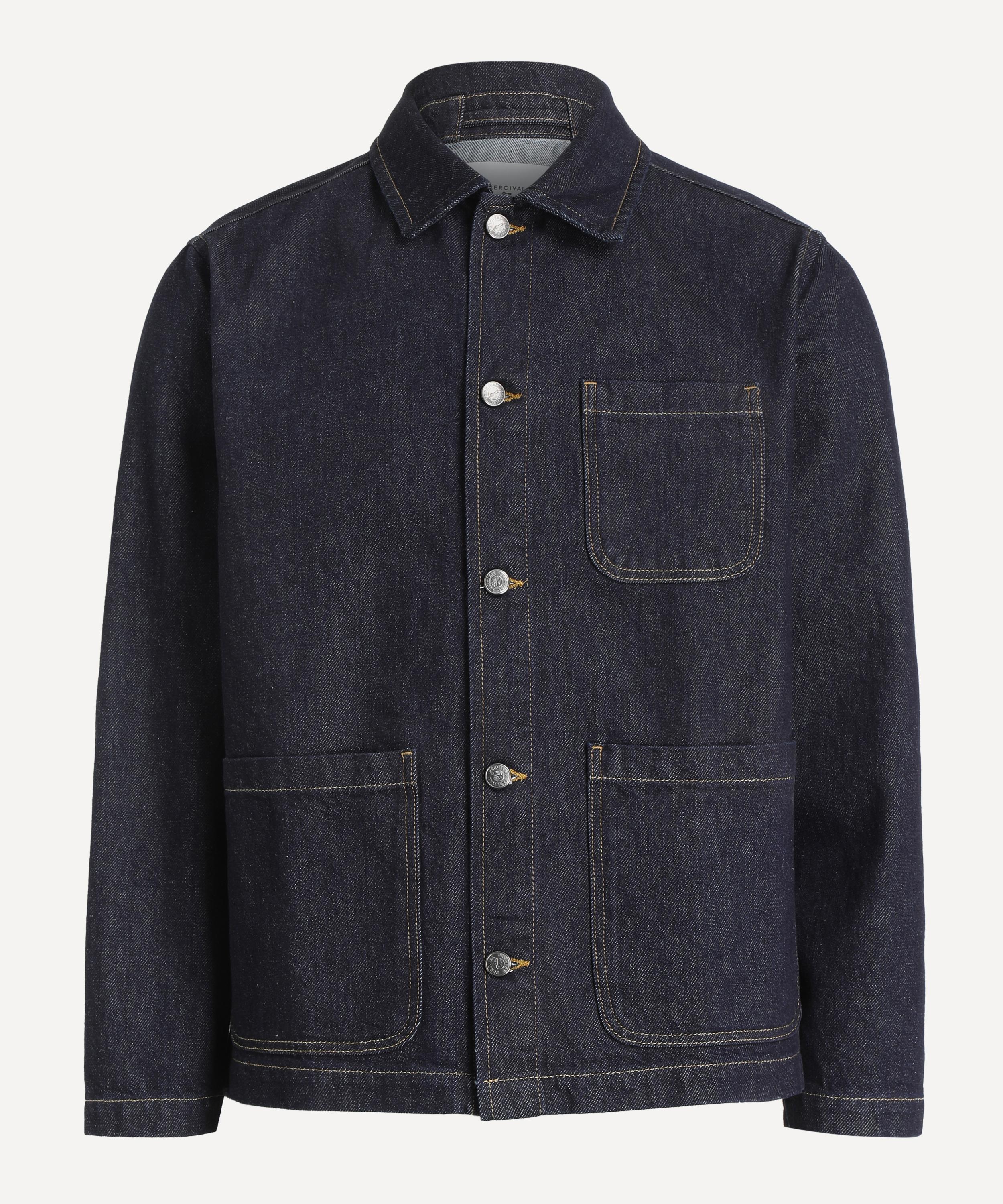 Percival - Gove Dark Indigo Denim Chore Jacket