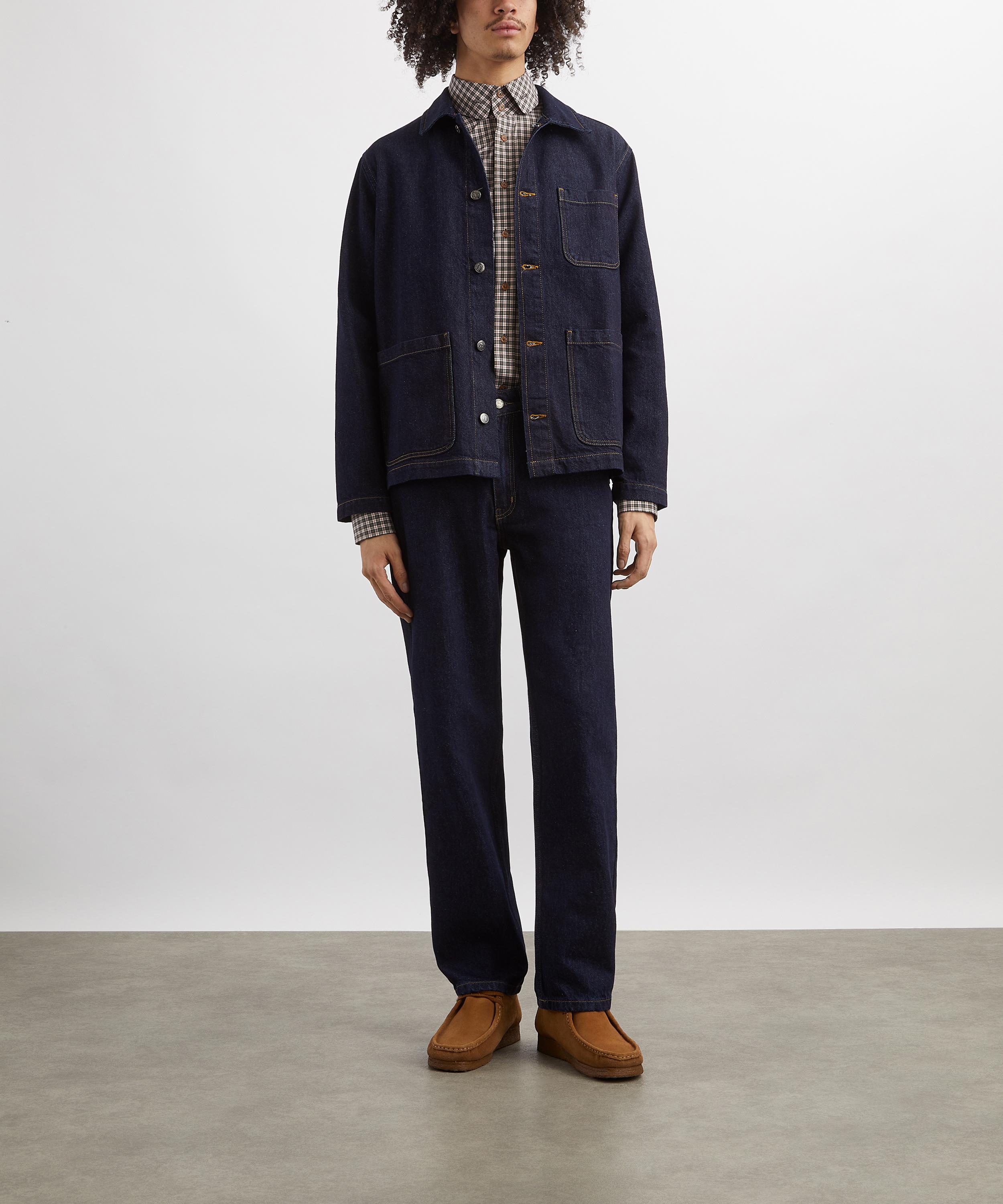Percival - Gove Dark Indigo Denim Chore Jacket image number 1