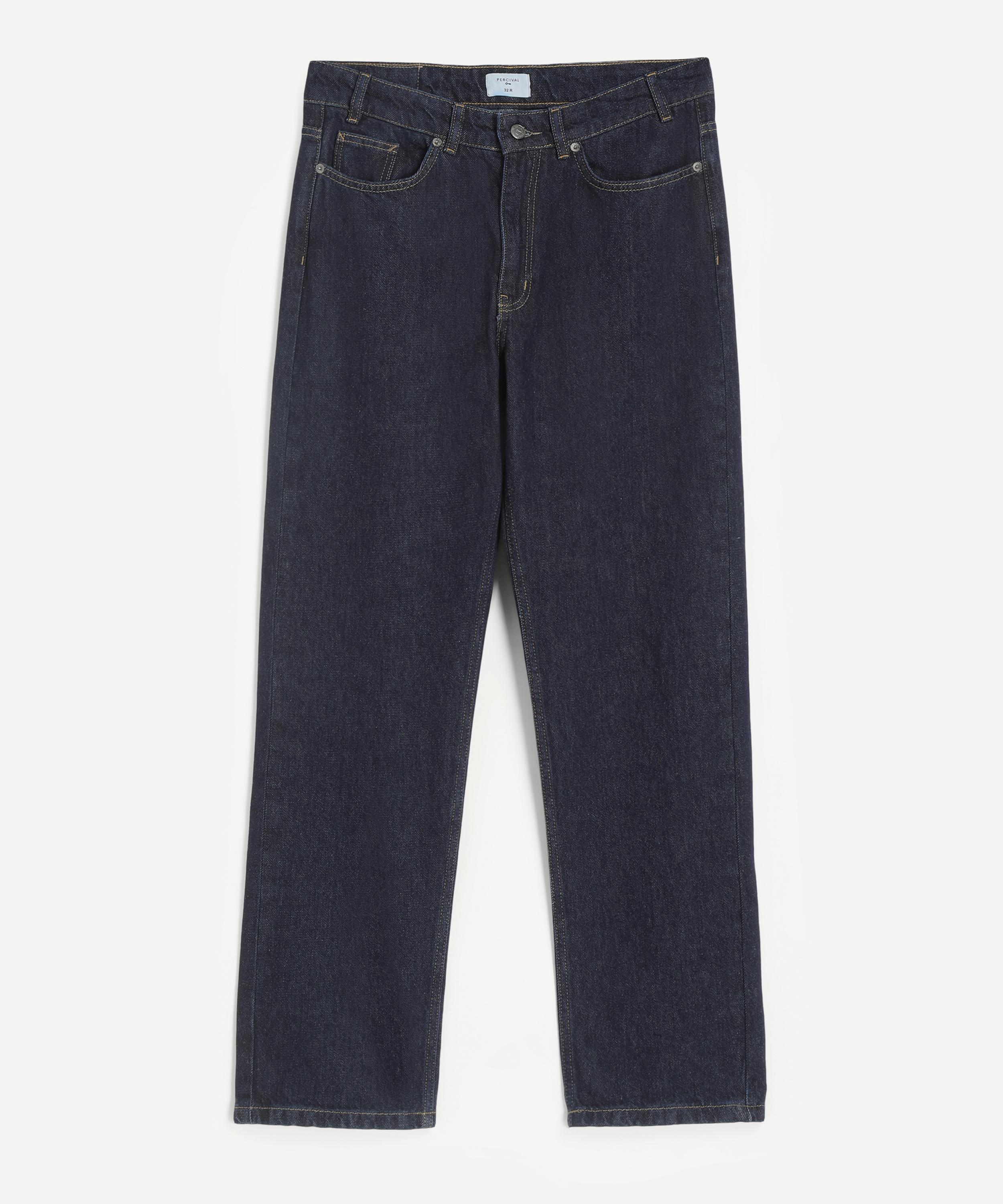 Percival - Dark Indigo Straight-Leg Denim Jeans