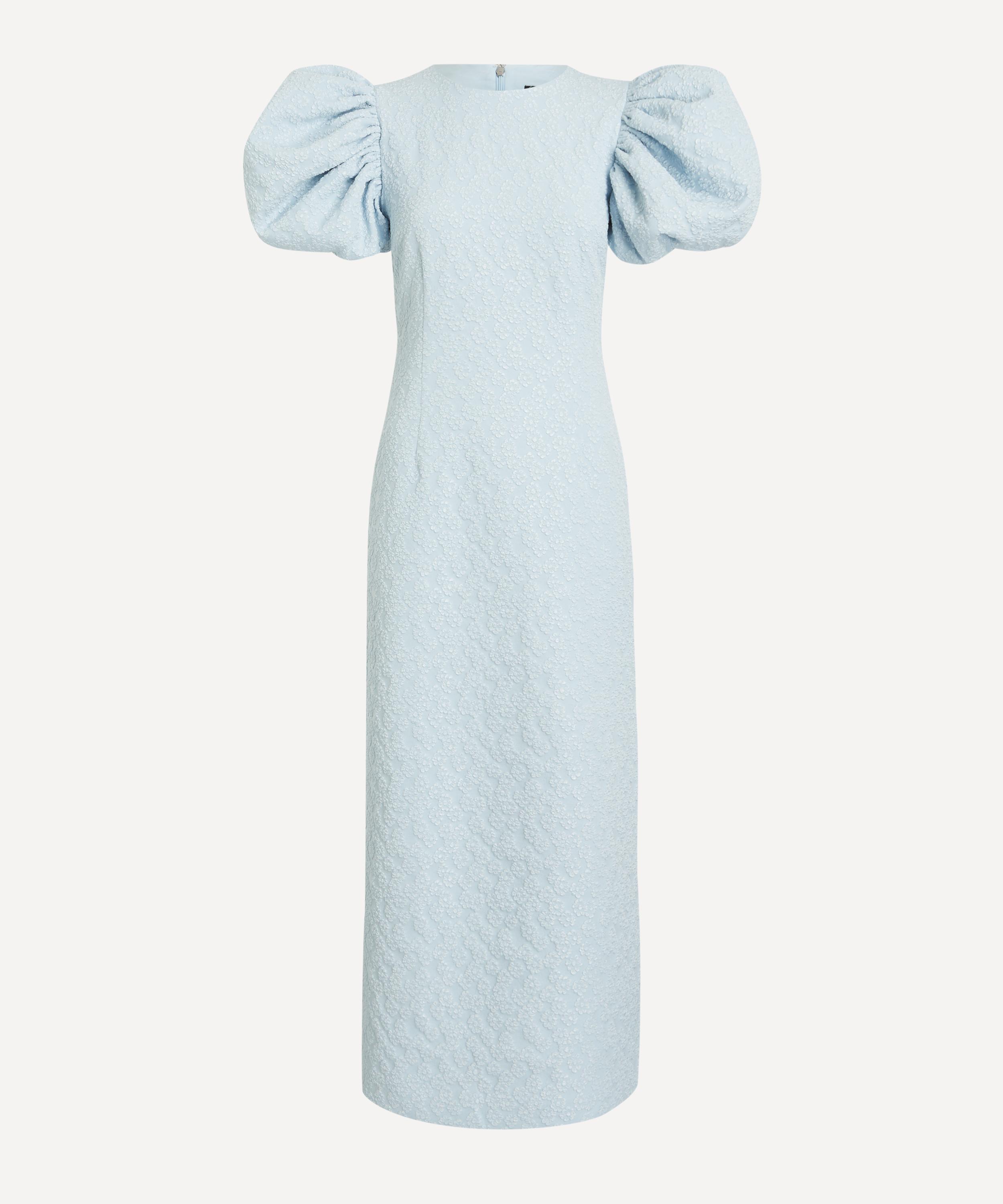 ROTATE Birger Christensen - Jacquard Midi Puffy Dress