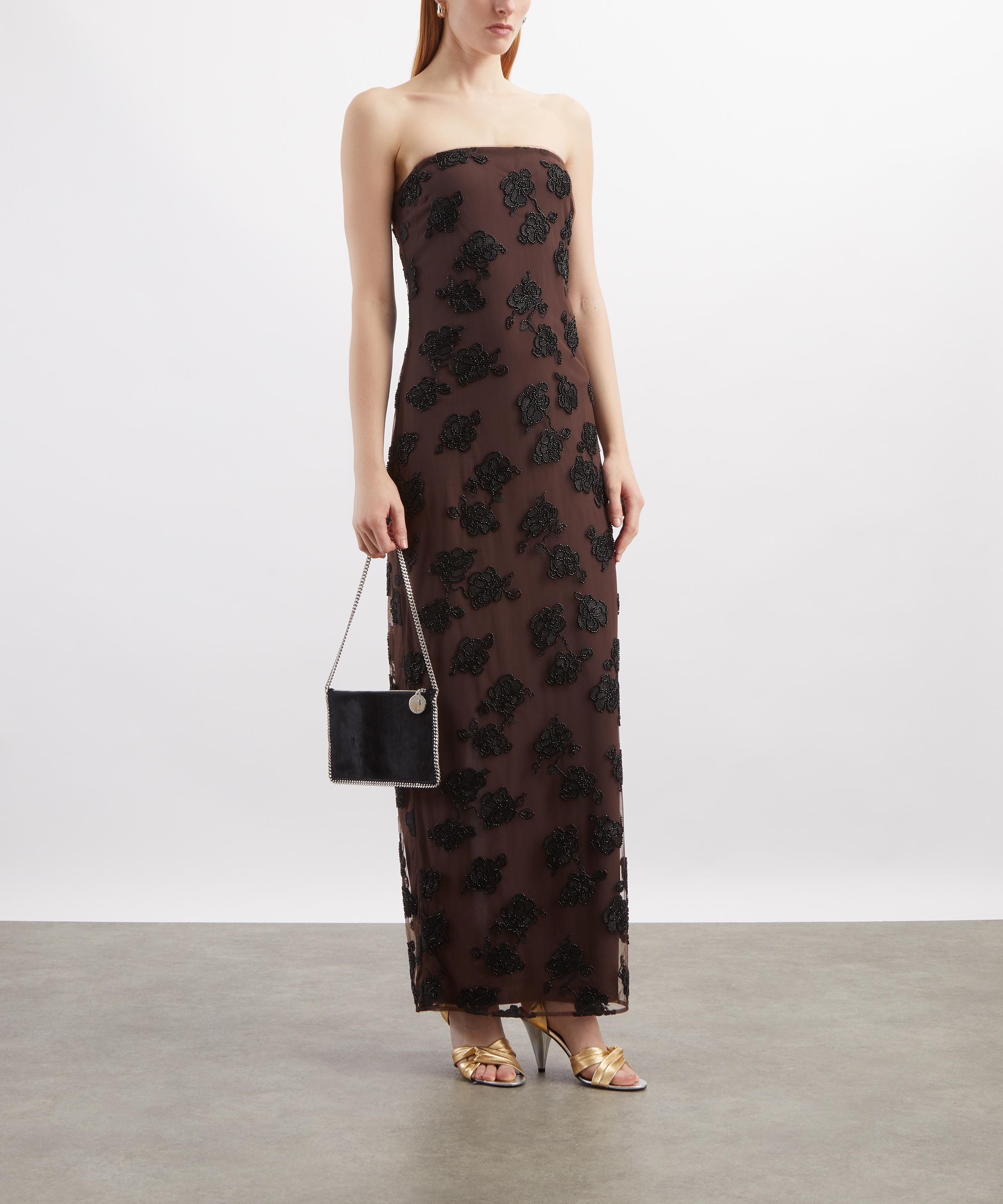 ROTATE Birger Christensen - Beaded Maxi Tube Dress image number 1