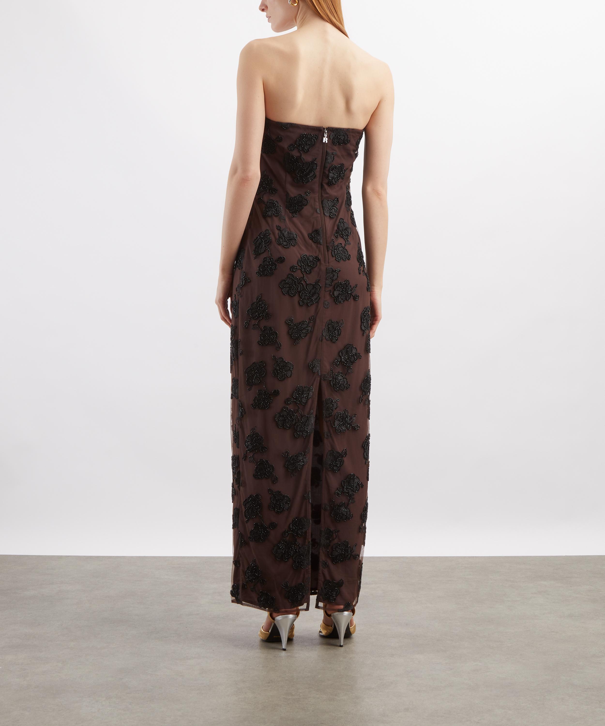 ROTATE Birger Christensen - Beaded Maxi Tube Dress image number 3