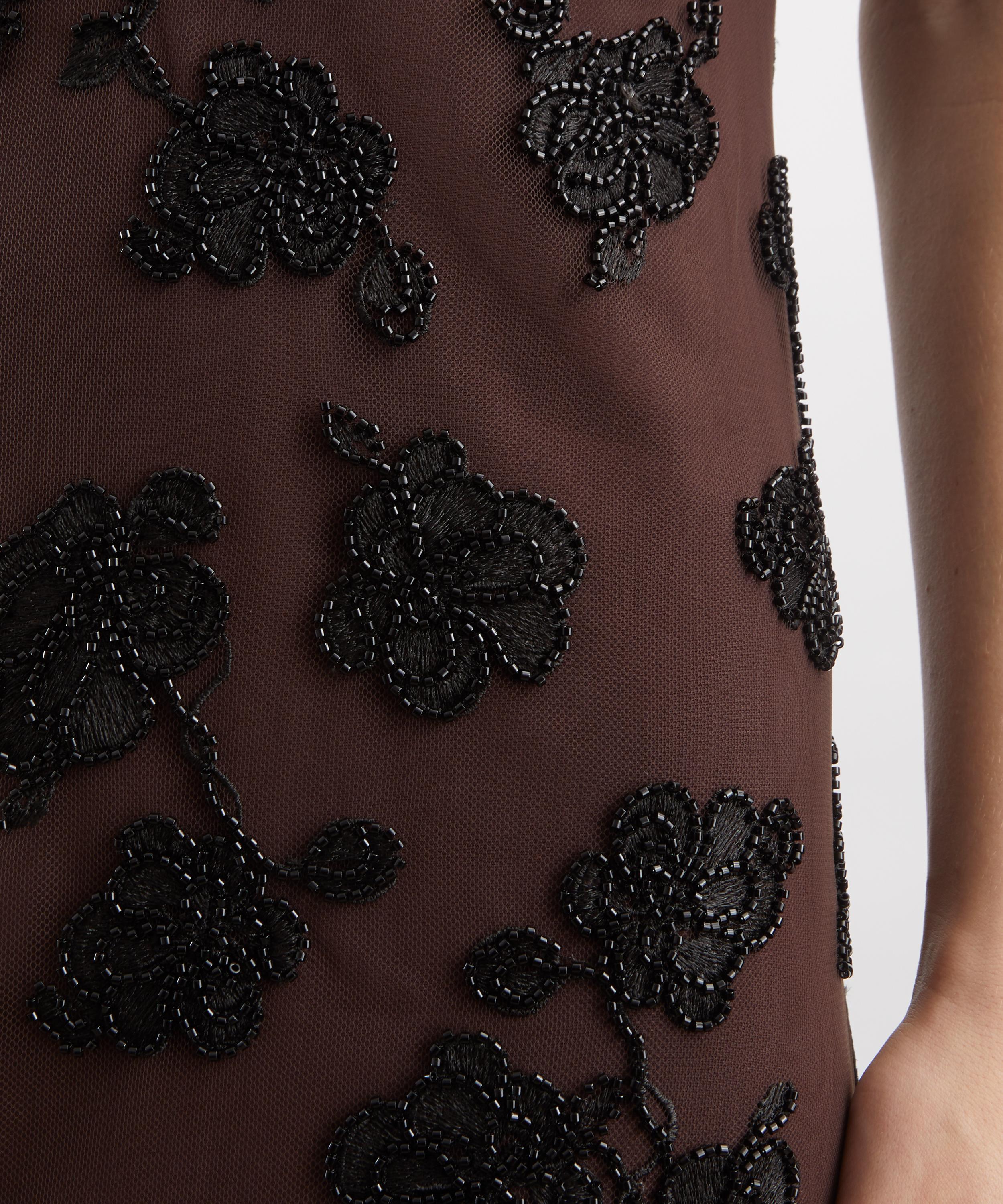 ROTATE Birger Christensen - Beaded Maxi Tube Dress image number 4