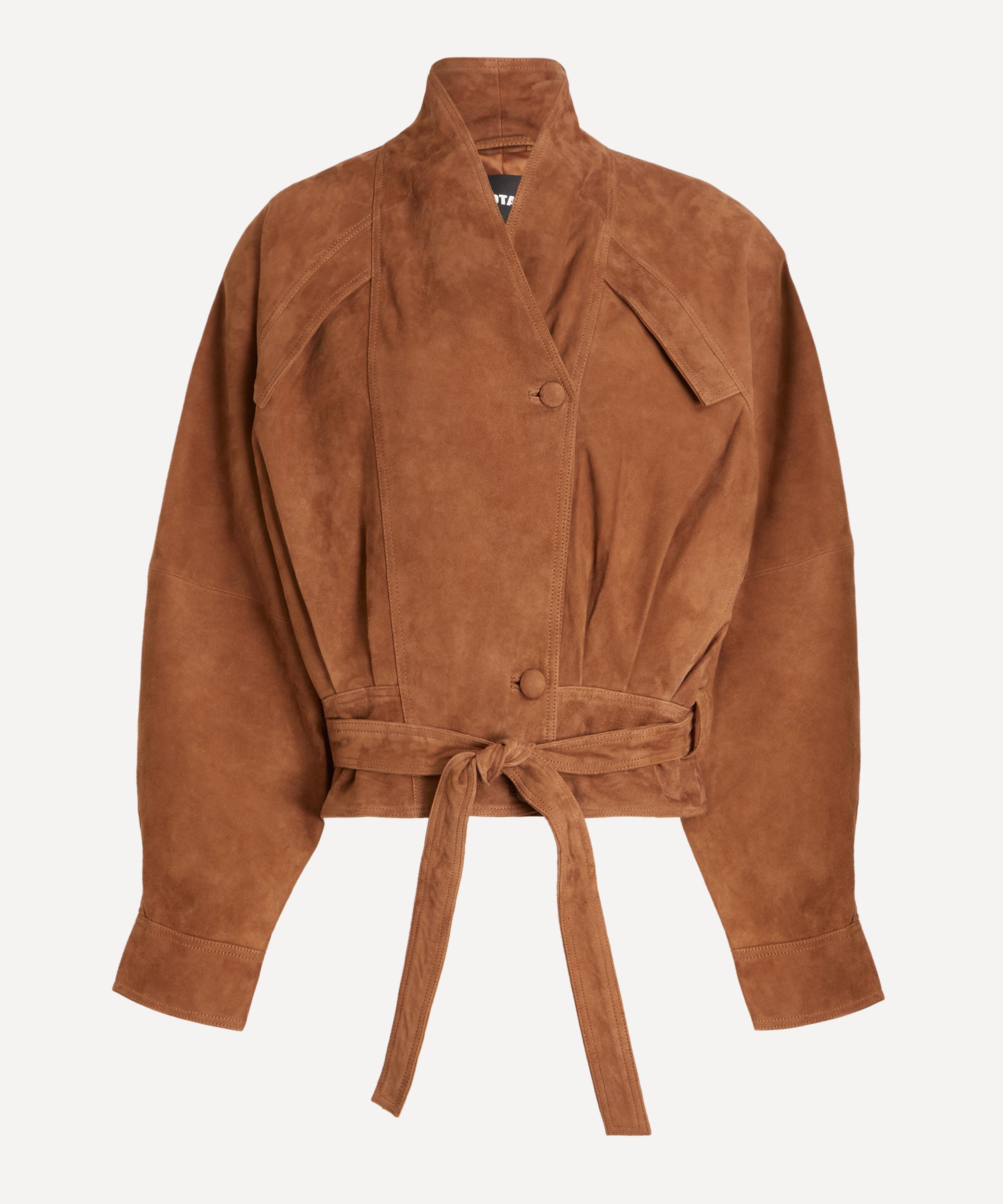 ROTATE Birger Christensen - Suede Bomber Jacket