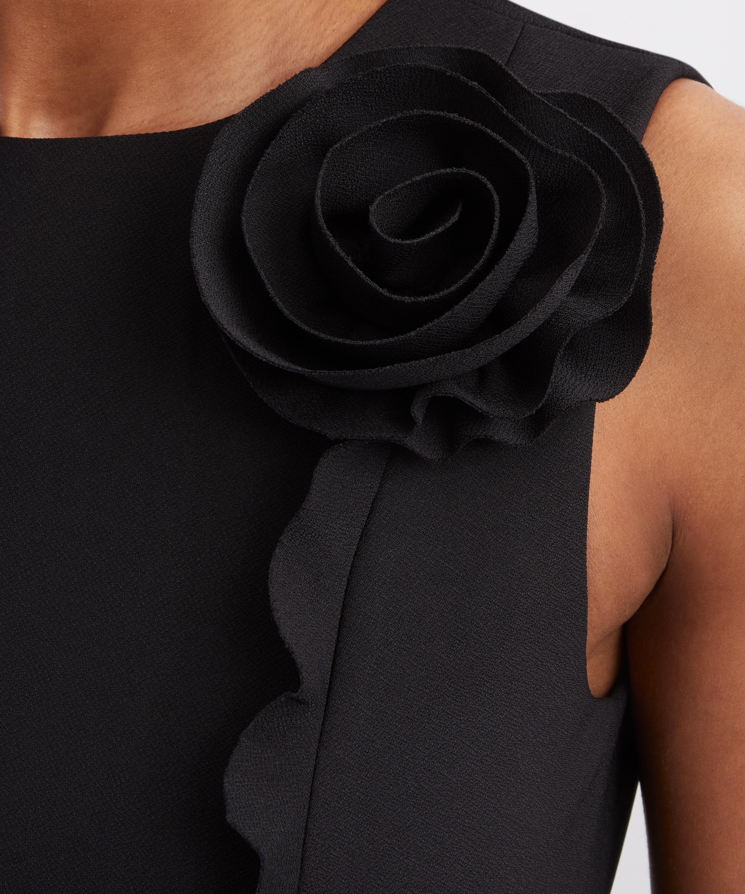 ROTATE Birger Christensen - Crepe Mini Flower Dress image number 4