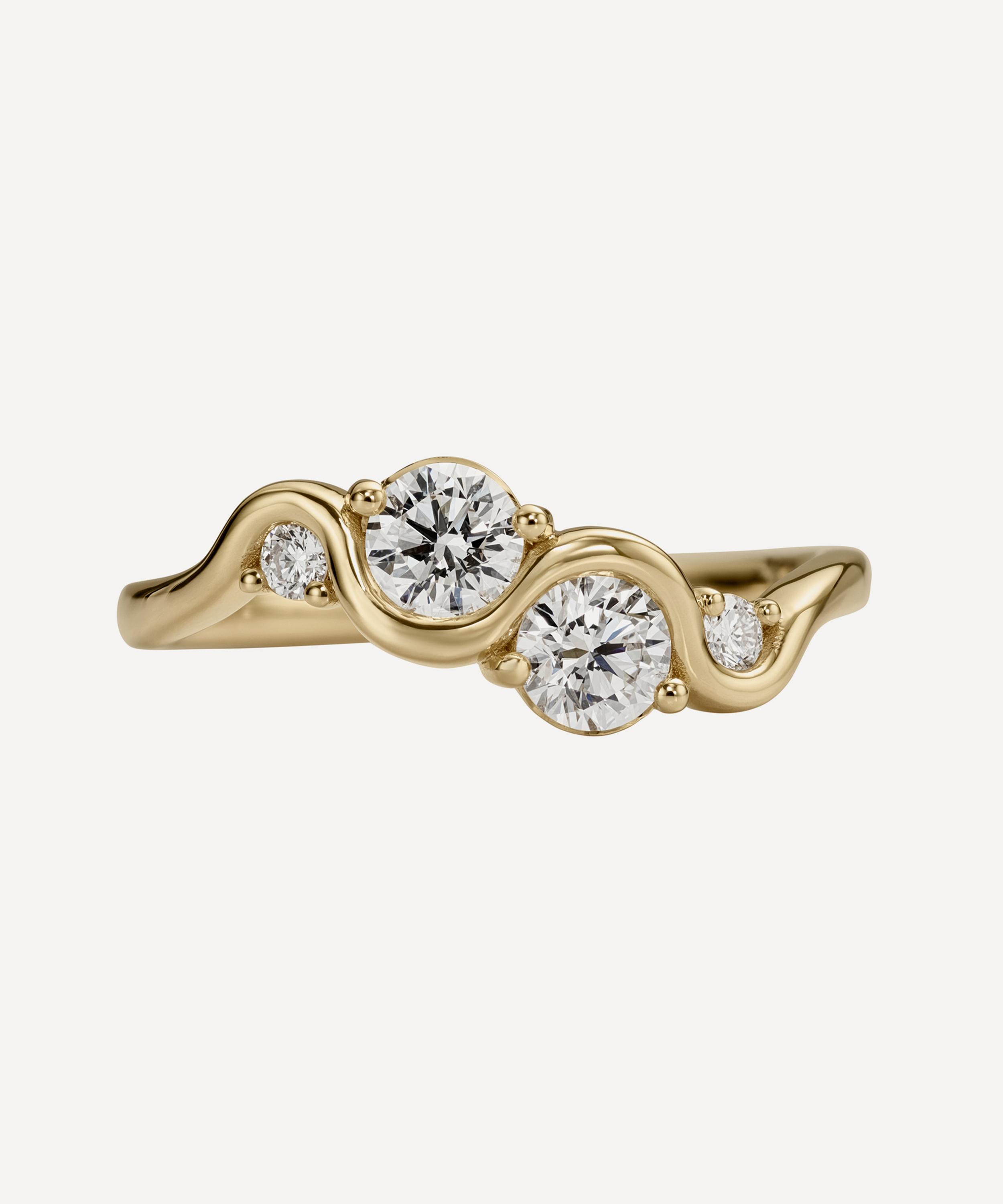 Artemer - 18ct Gold Oceania Brilliant Diamond Ring