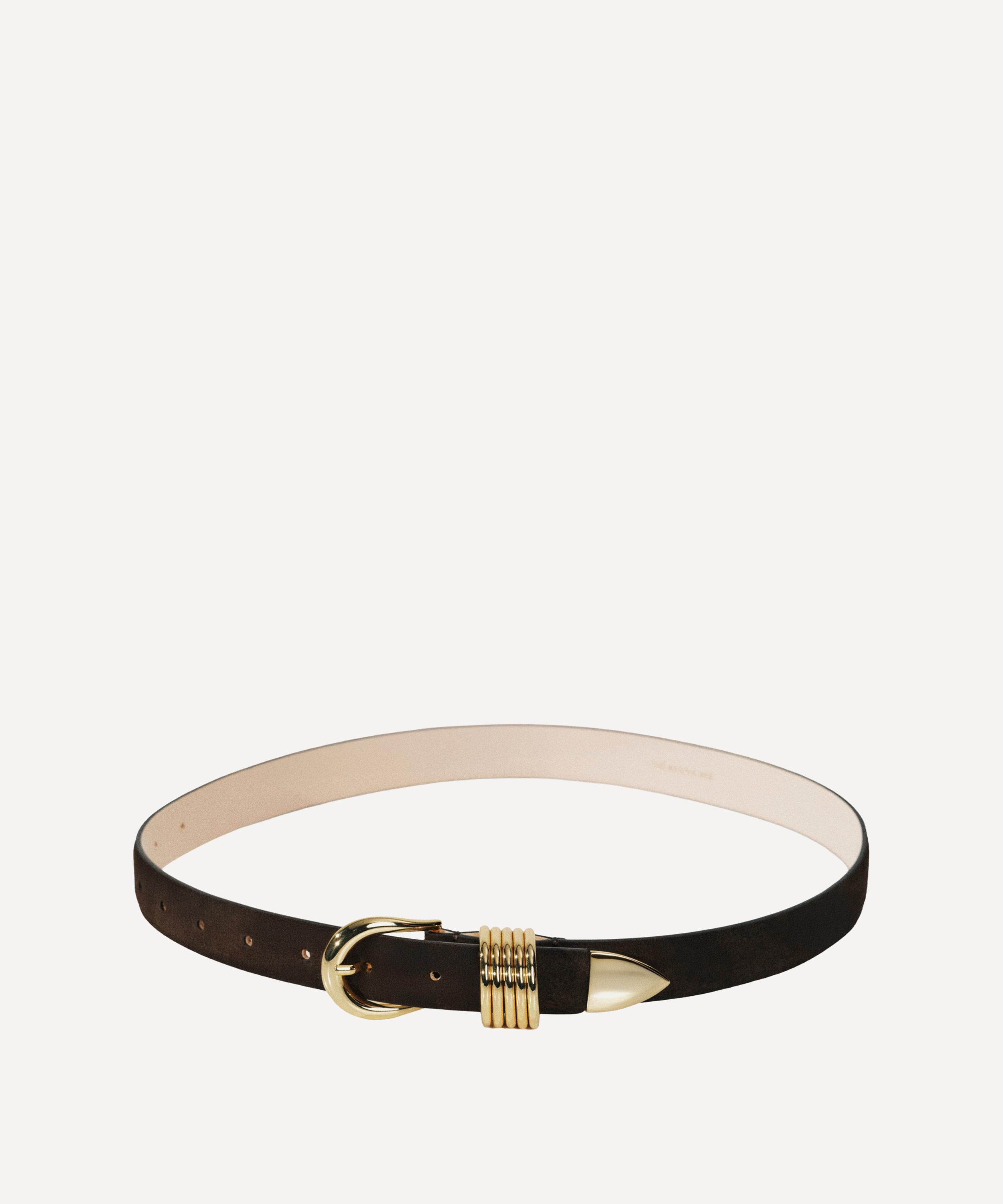 D&eacute;hanche - Hollyhock Suede Leather Belt image number 0