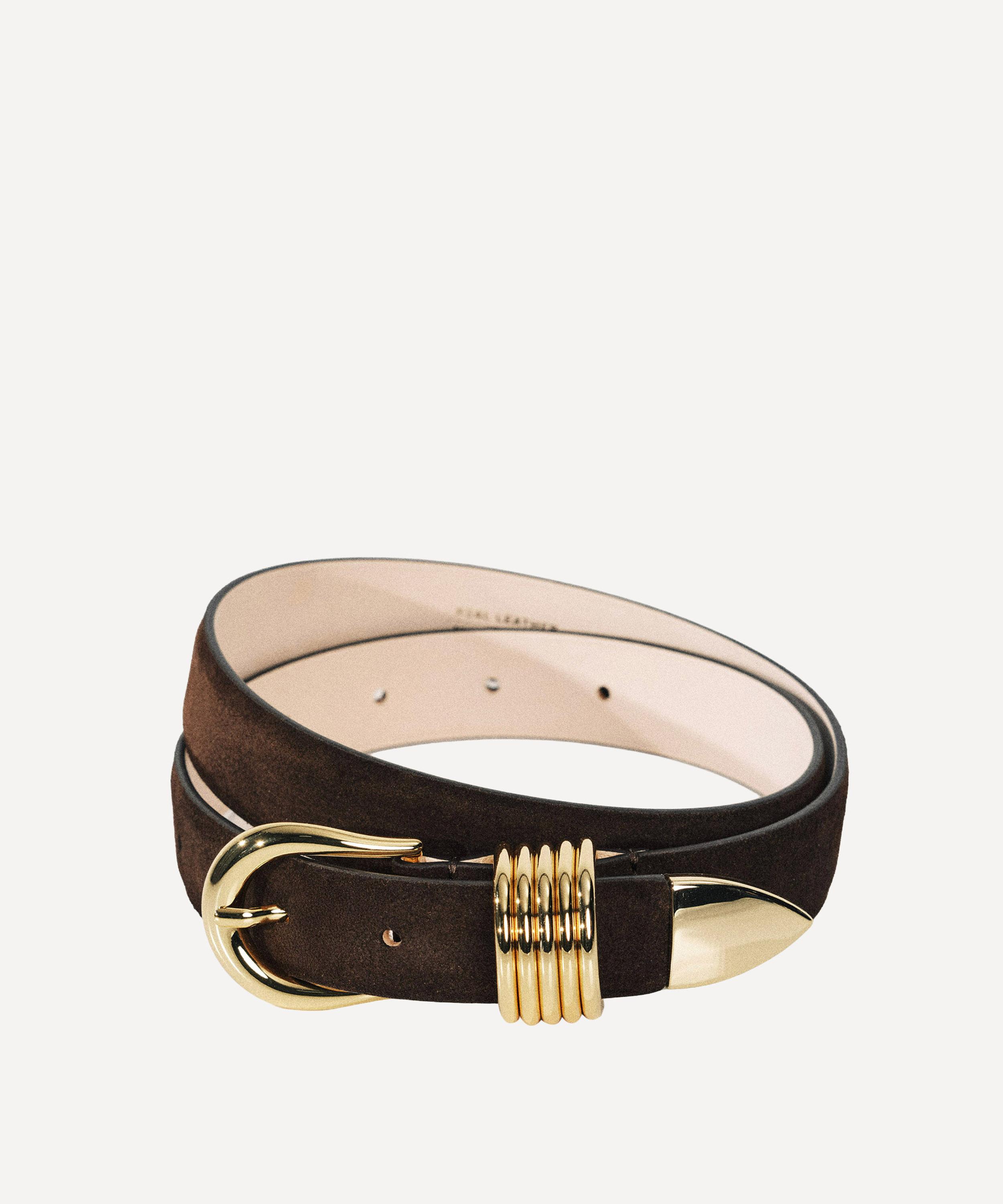 D&eacute;hanche - Hollyhock Suede Leather Belt image number 1