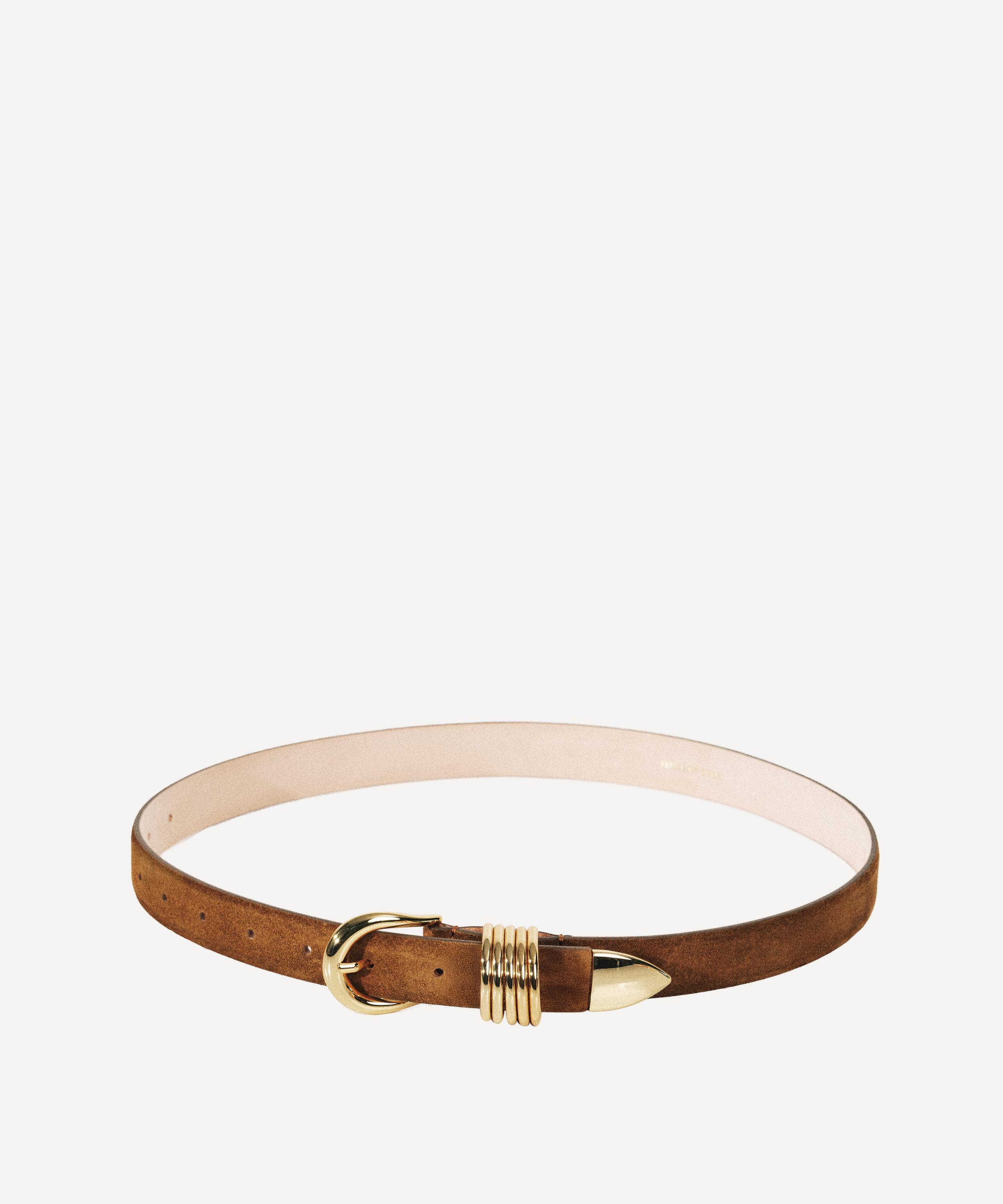 D&eacute;hanche - Hollyhock Suede Leather Belt image number 0